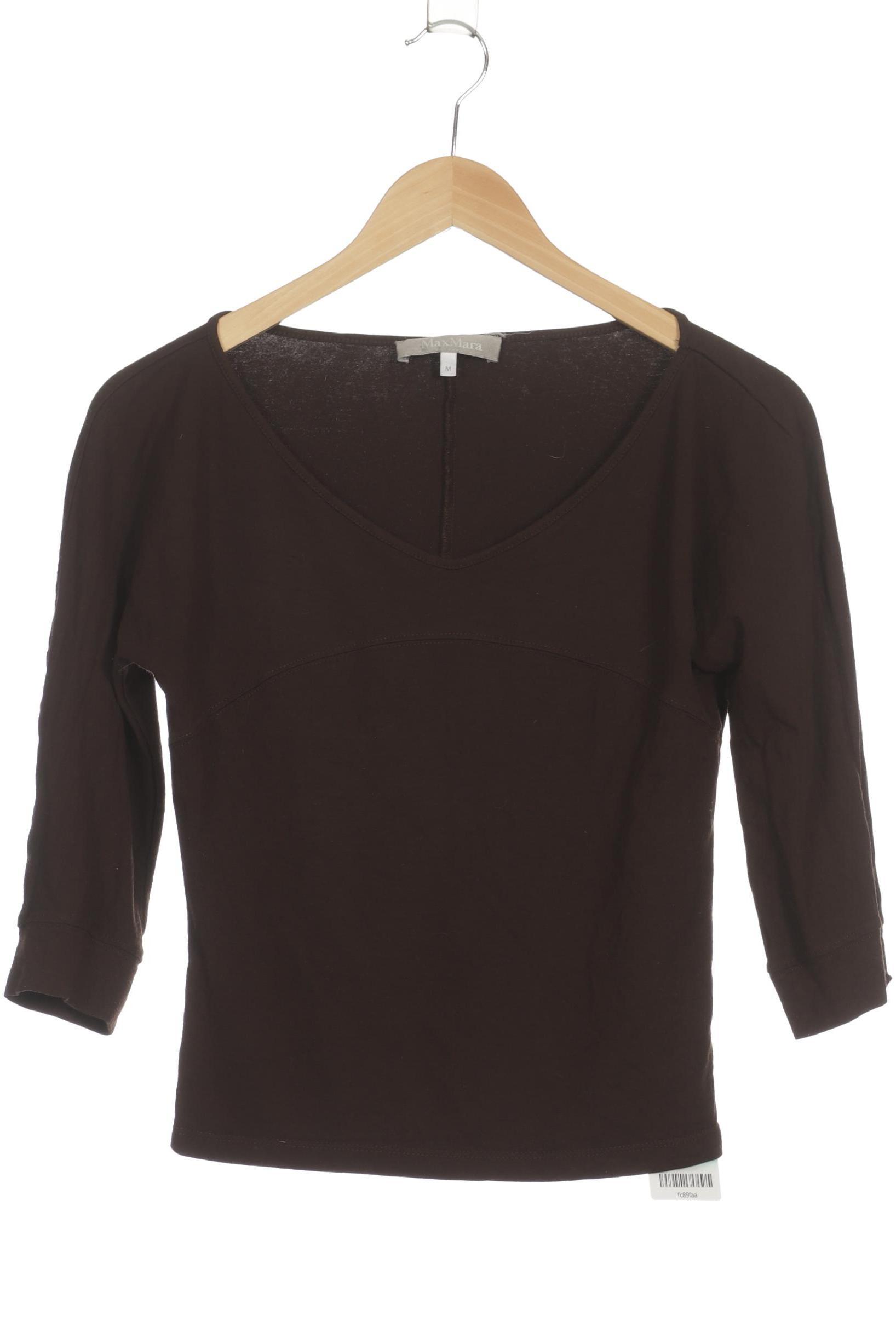 

Max Mara Damen Langarmshirt, braun, Gr.