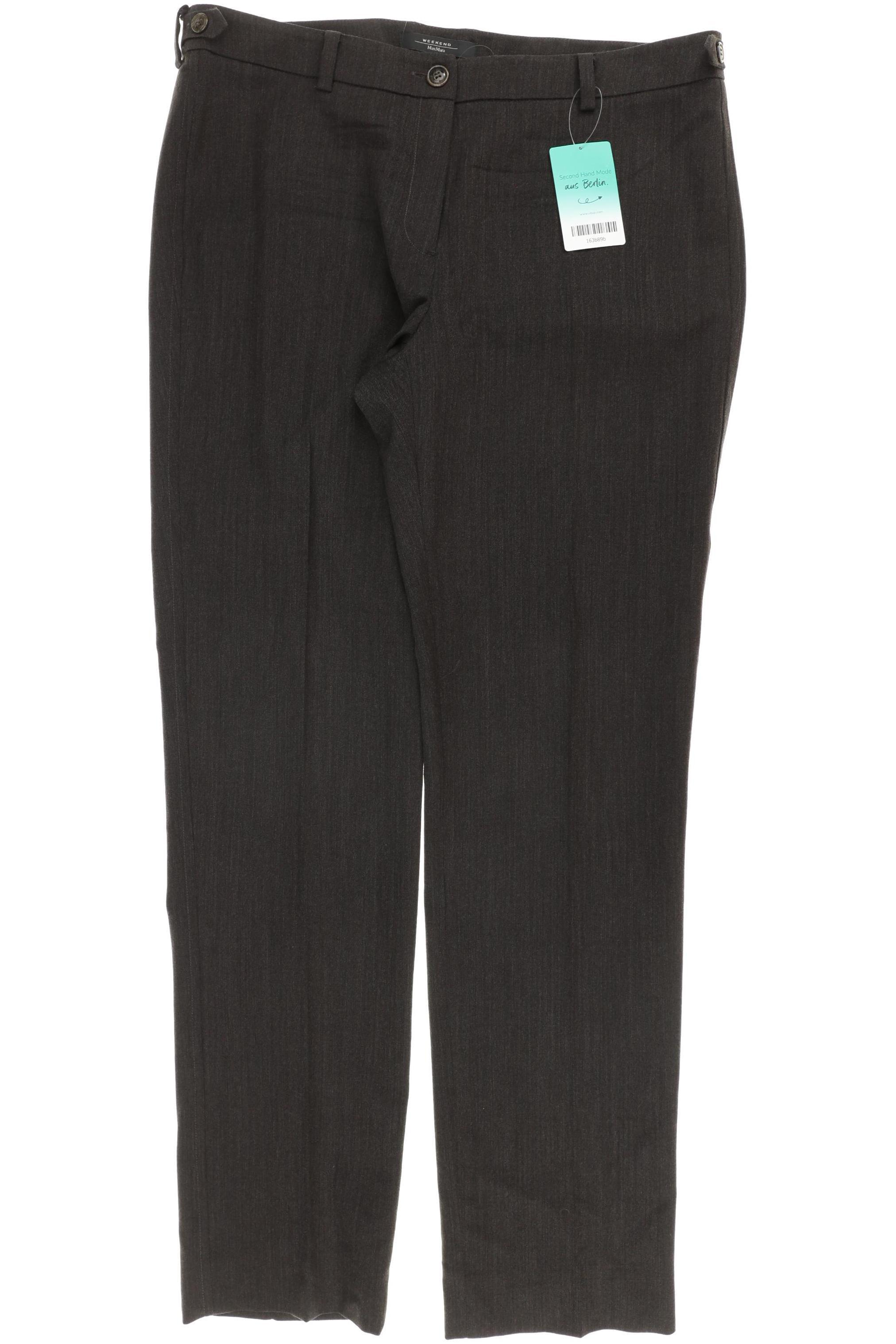 

Max Mara Damen Stoffhose, grau, Gr. 44