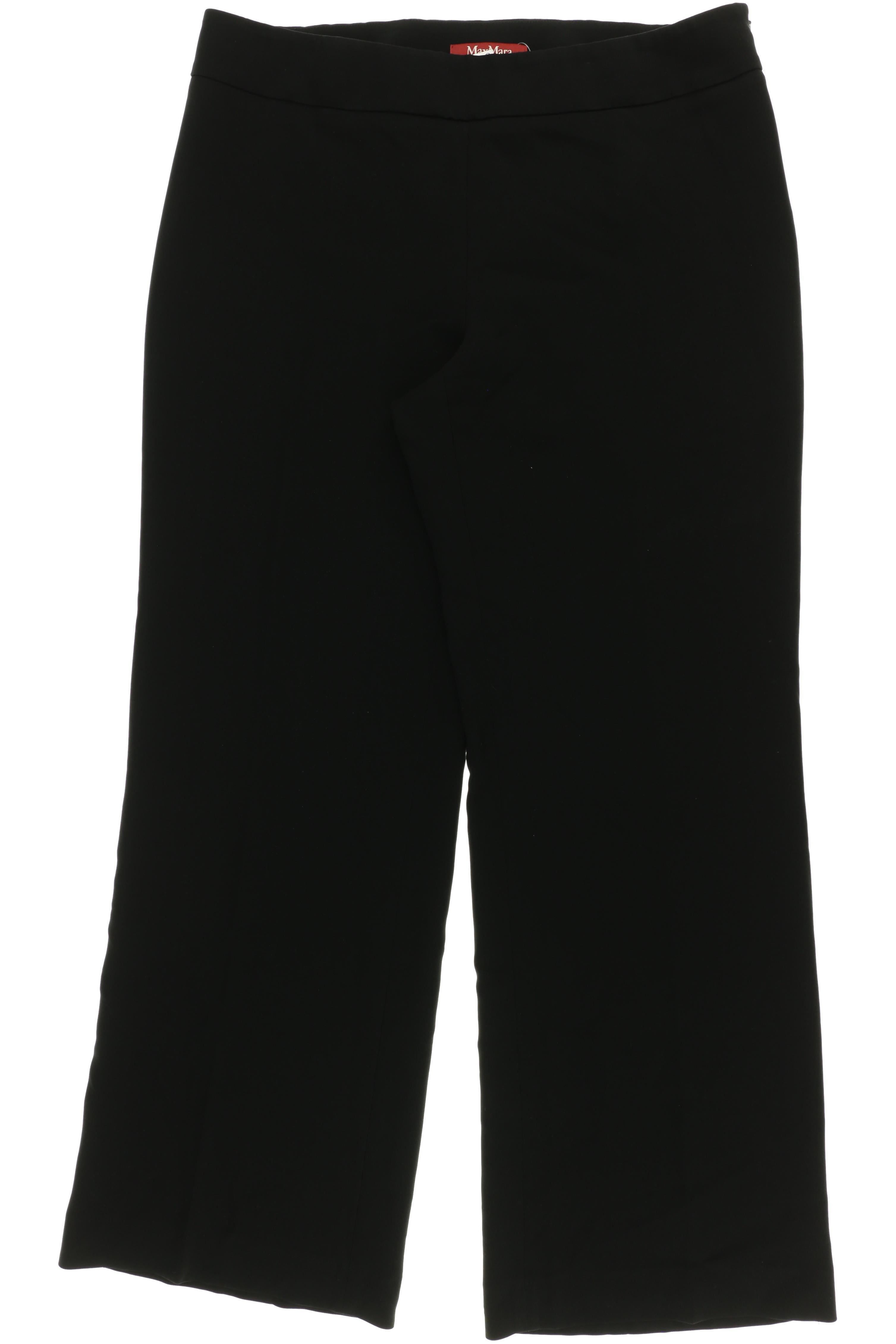 

Max Mara Damen Stoffhose, schwarz, Gr. 46