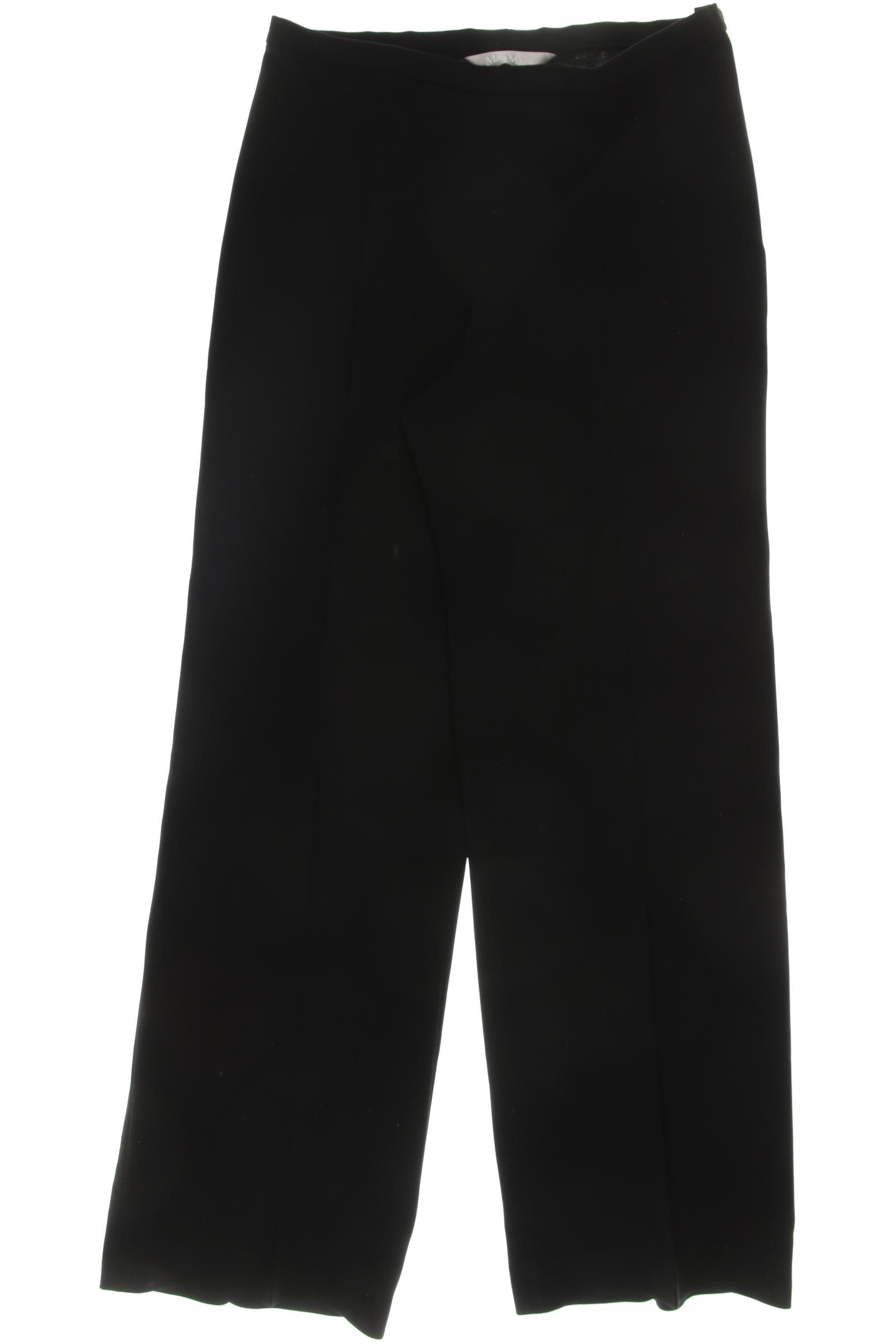 

Max Mara Damen Stoffhose, schwarz, Gr. 38