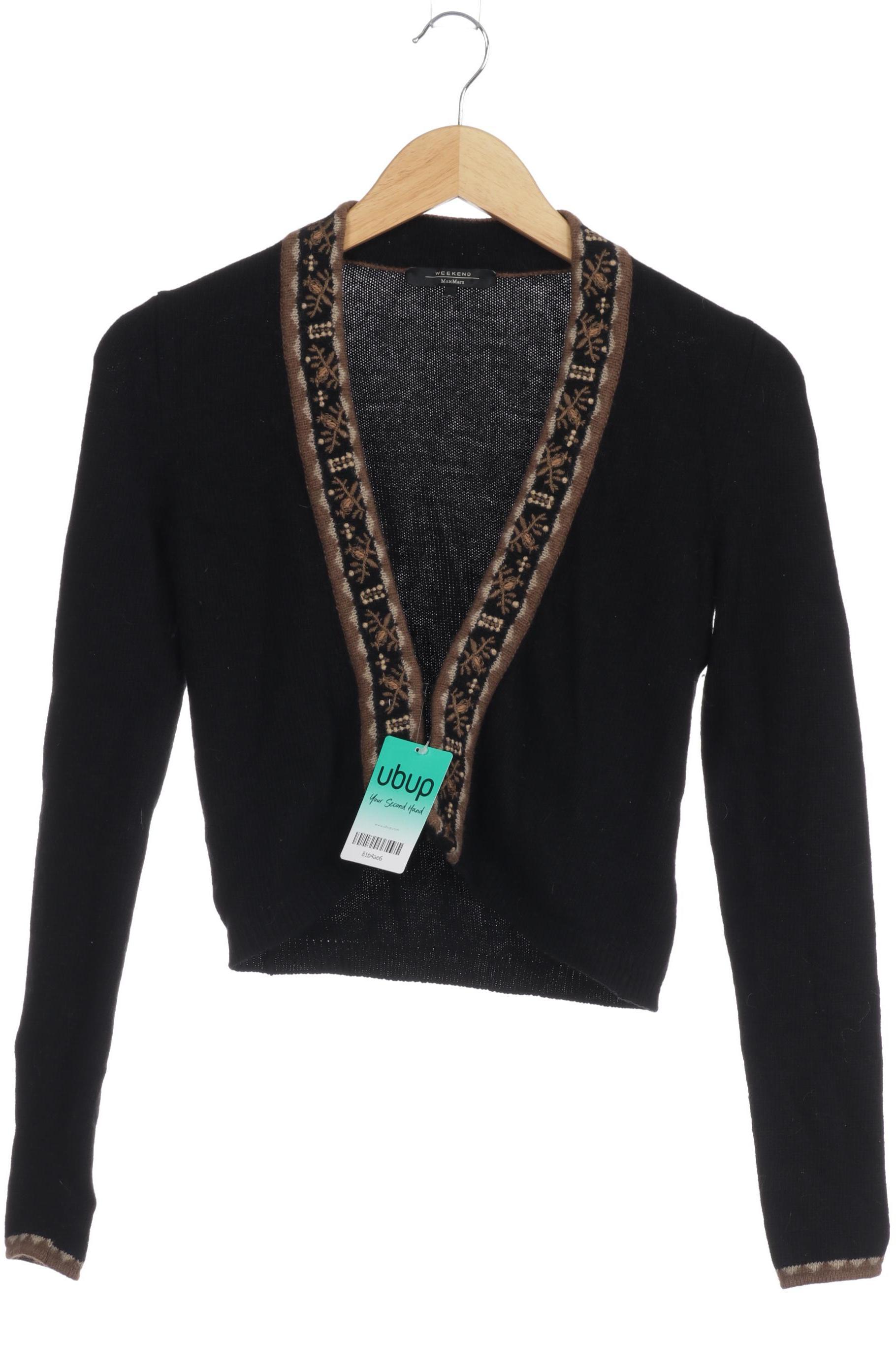 

Max Mara Damen Strickjacke, schwarz, Gr.