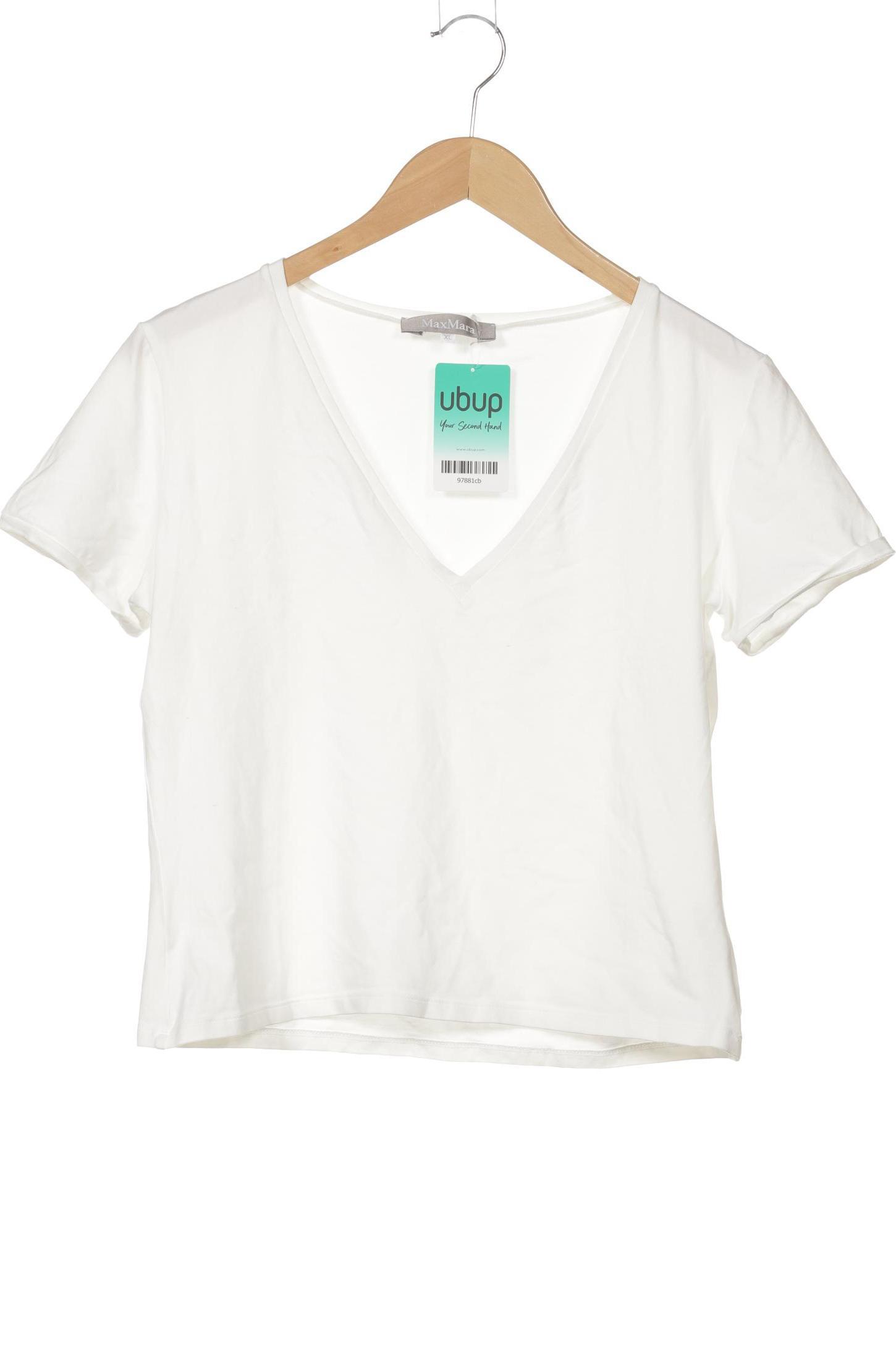 

Max Mara Damen T-Shirt, weiß, Gr.