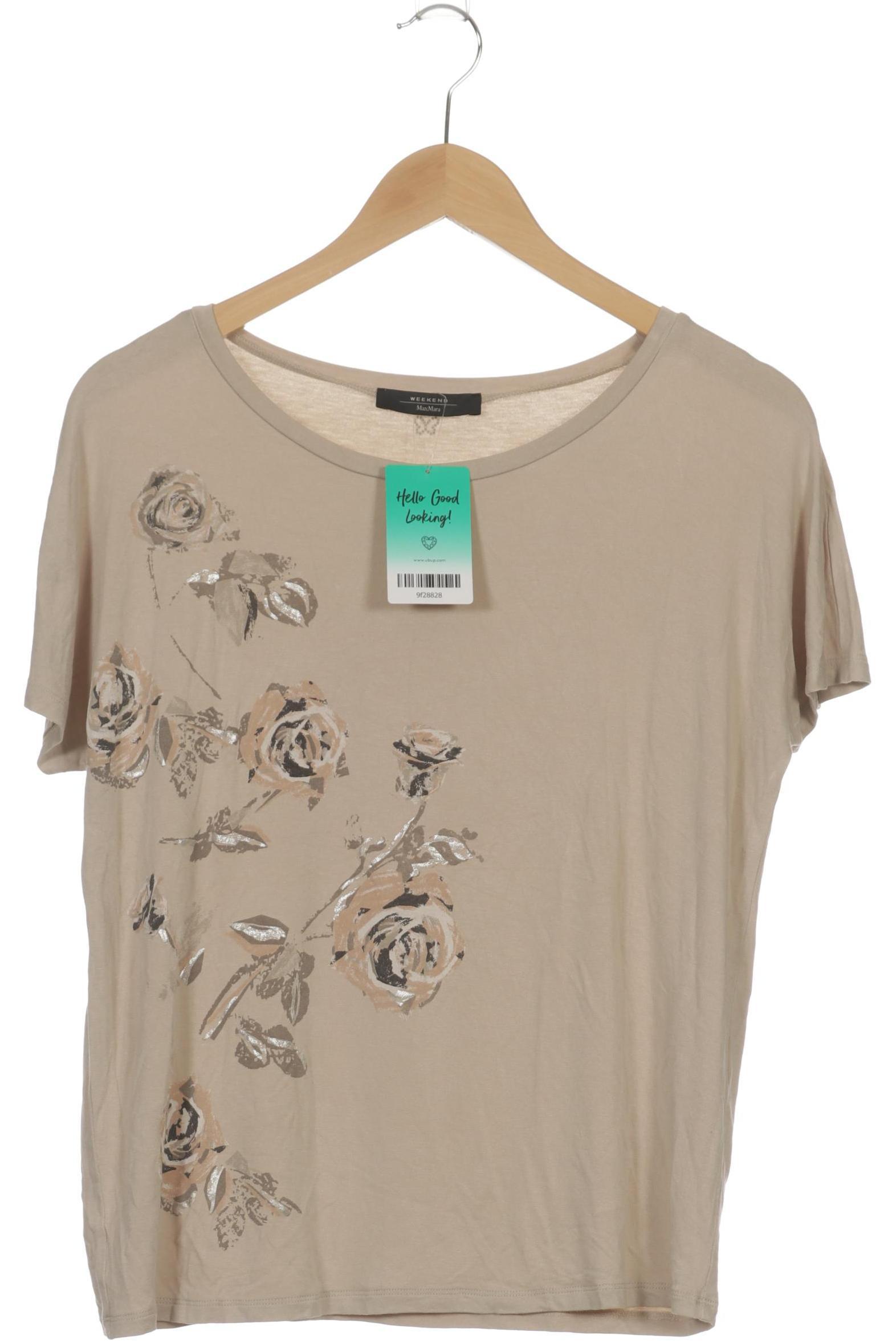 

Max Mara Damen T-Shirt, beige, Gr.