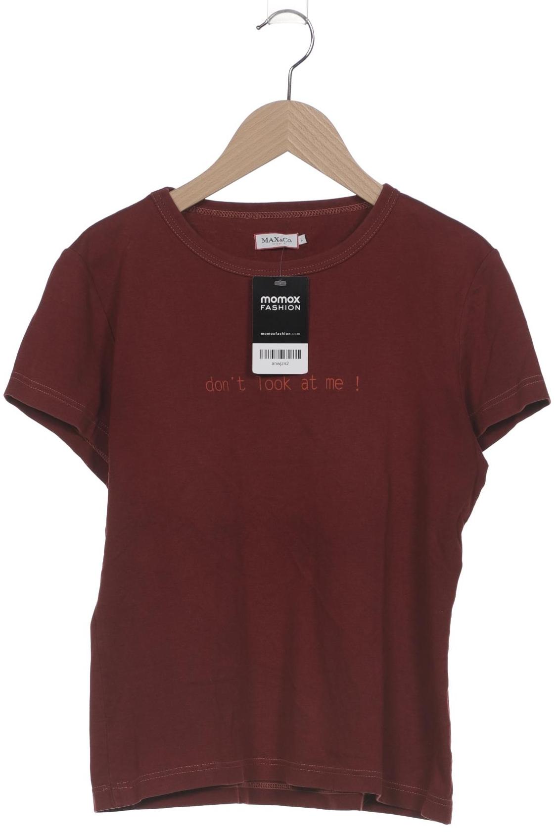 

MAX&Co. Damen T-Shirt, bordeaux, Gr. 42