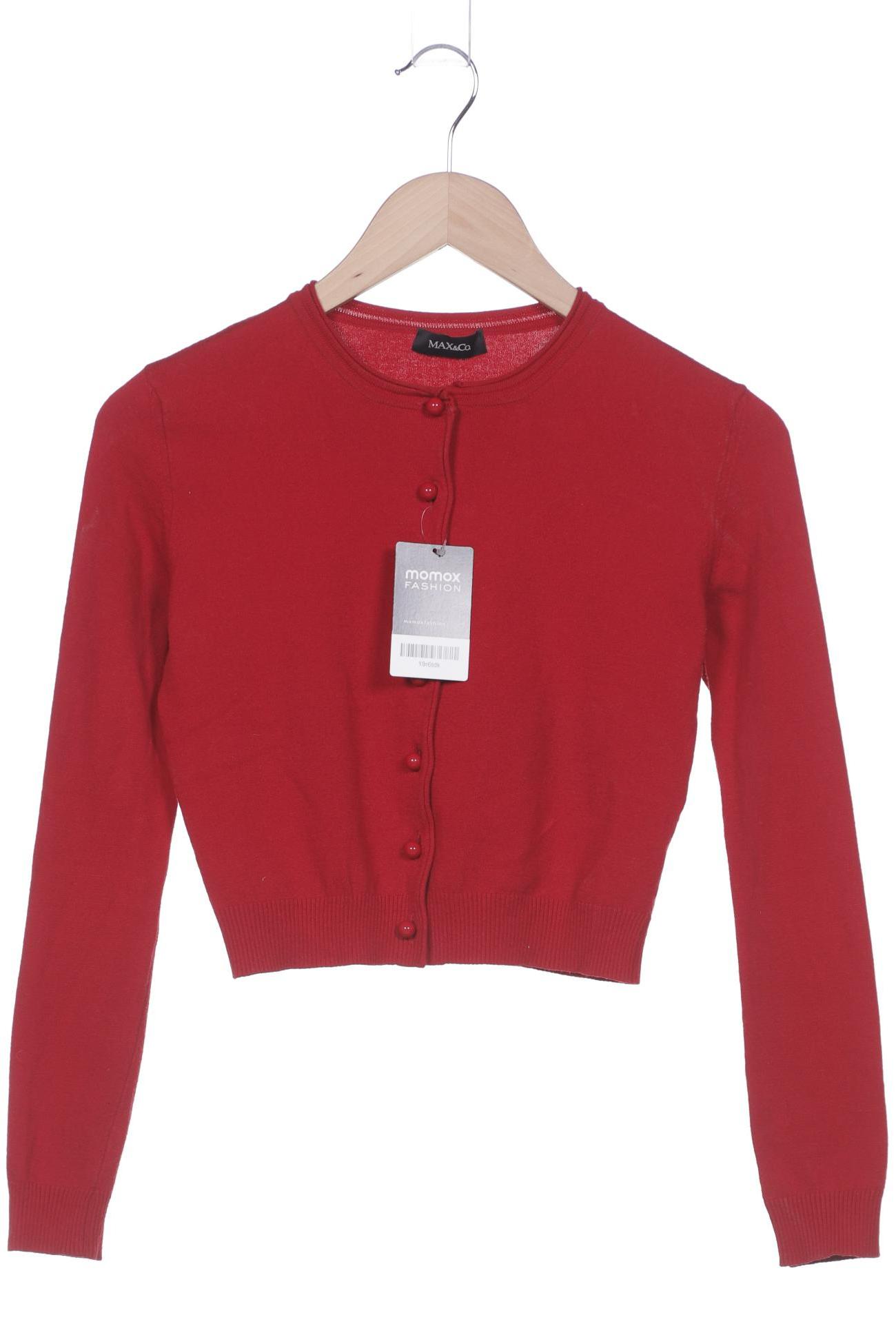 

MAX&Co. Damen Strickjacke, rot, Gr. 36