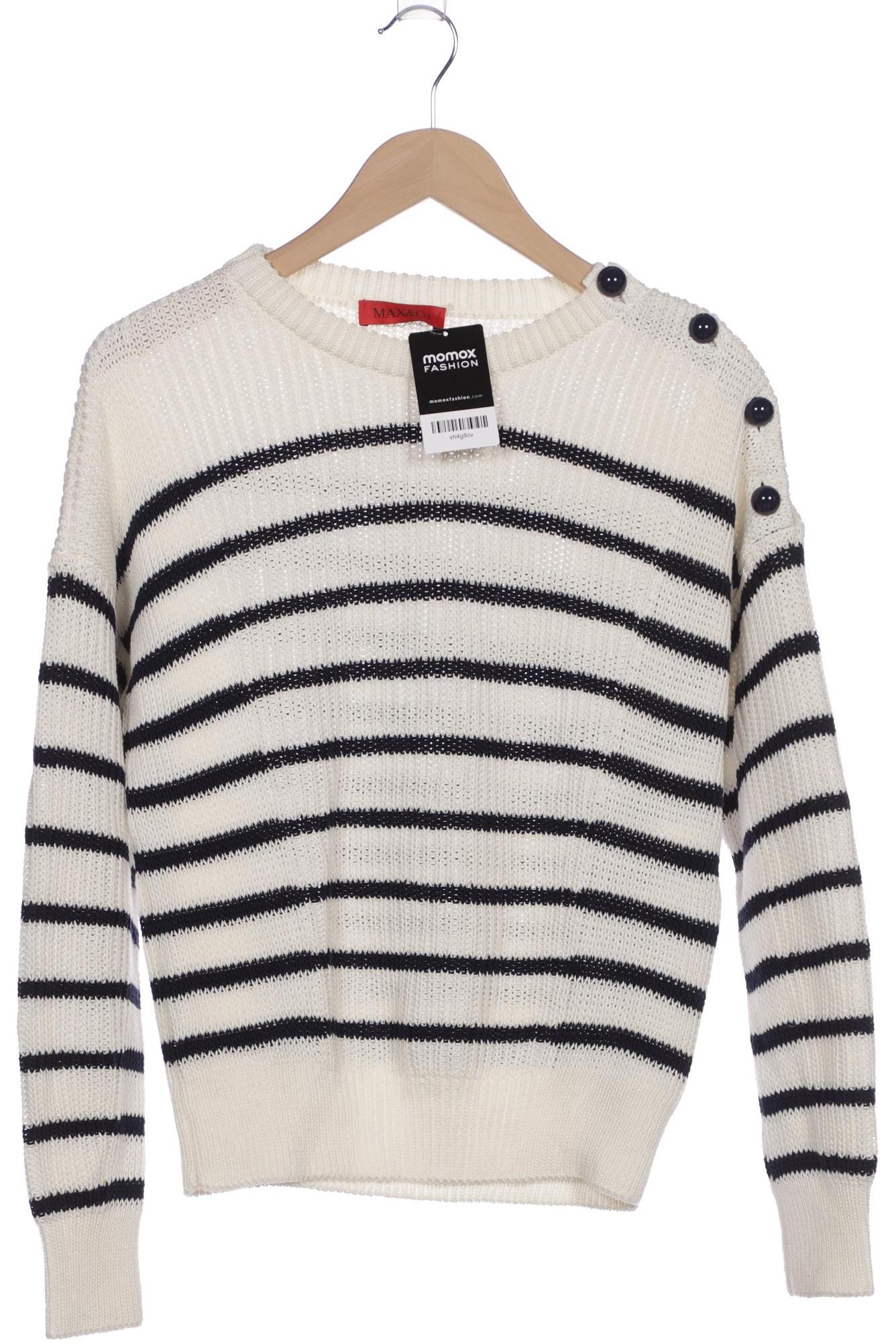 

MAX&Co. Damen Pullover, weiß, Gr. 36