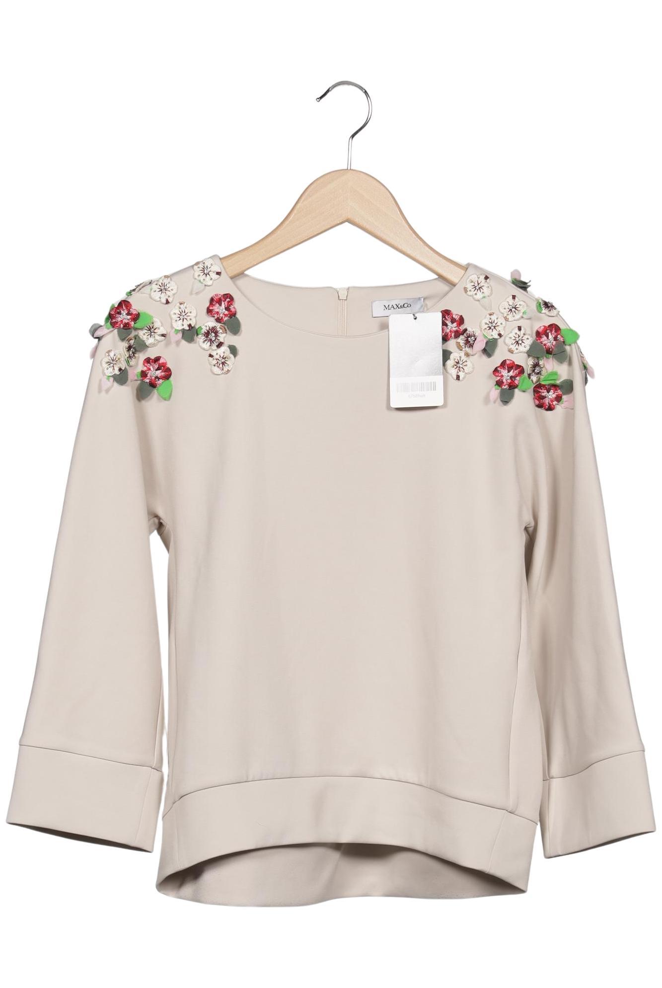 

MAX&Co. Damen Langarmshirt, beige, Gr. 36