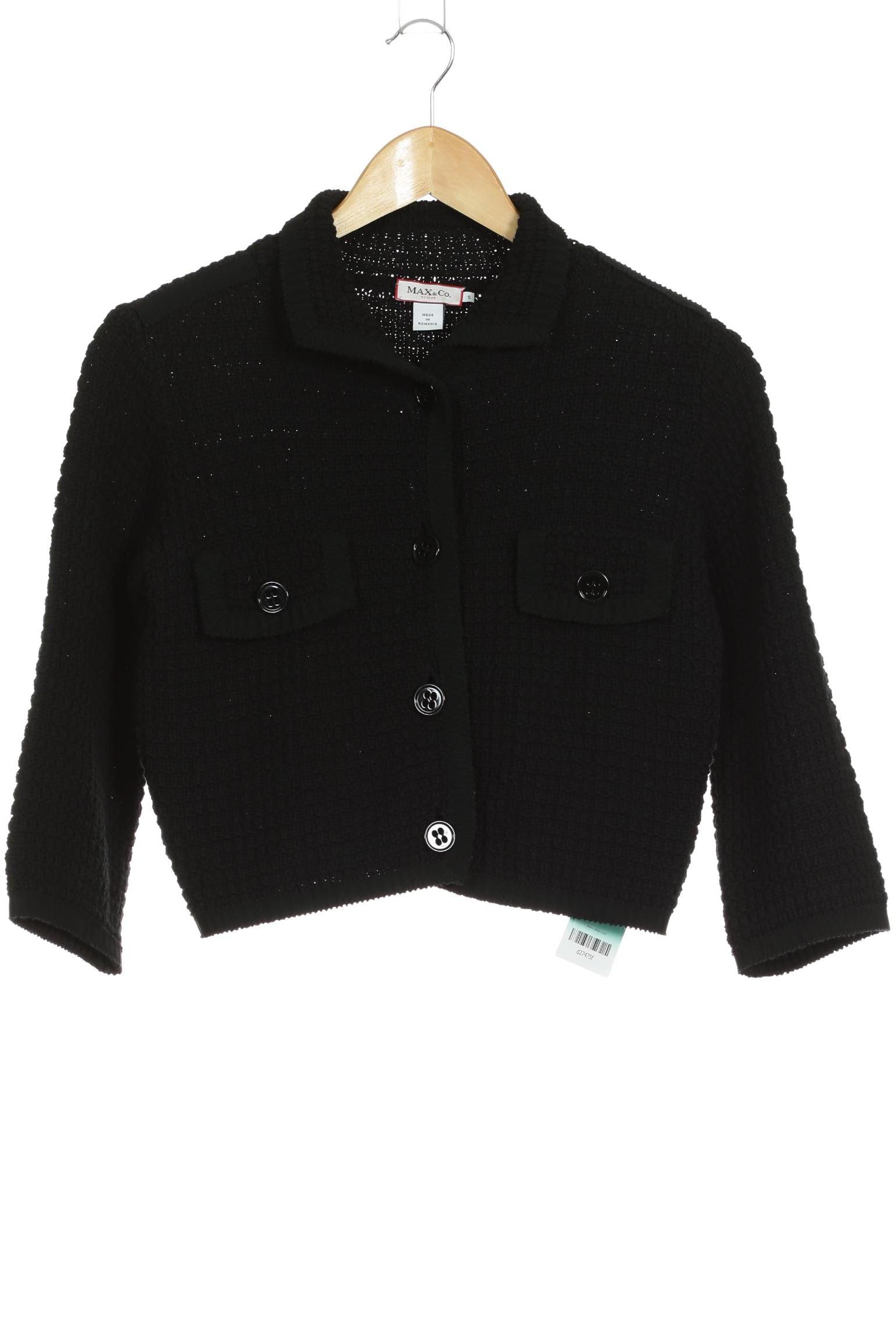 

MAX&Co. Damen Strickjacke, schwarz, Gr. 36