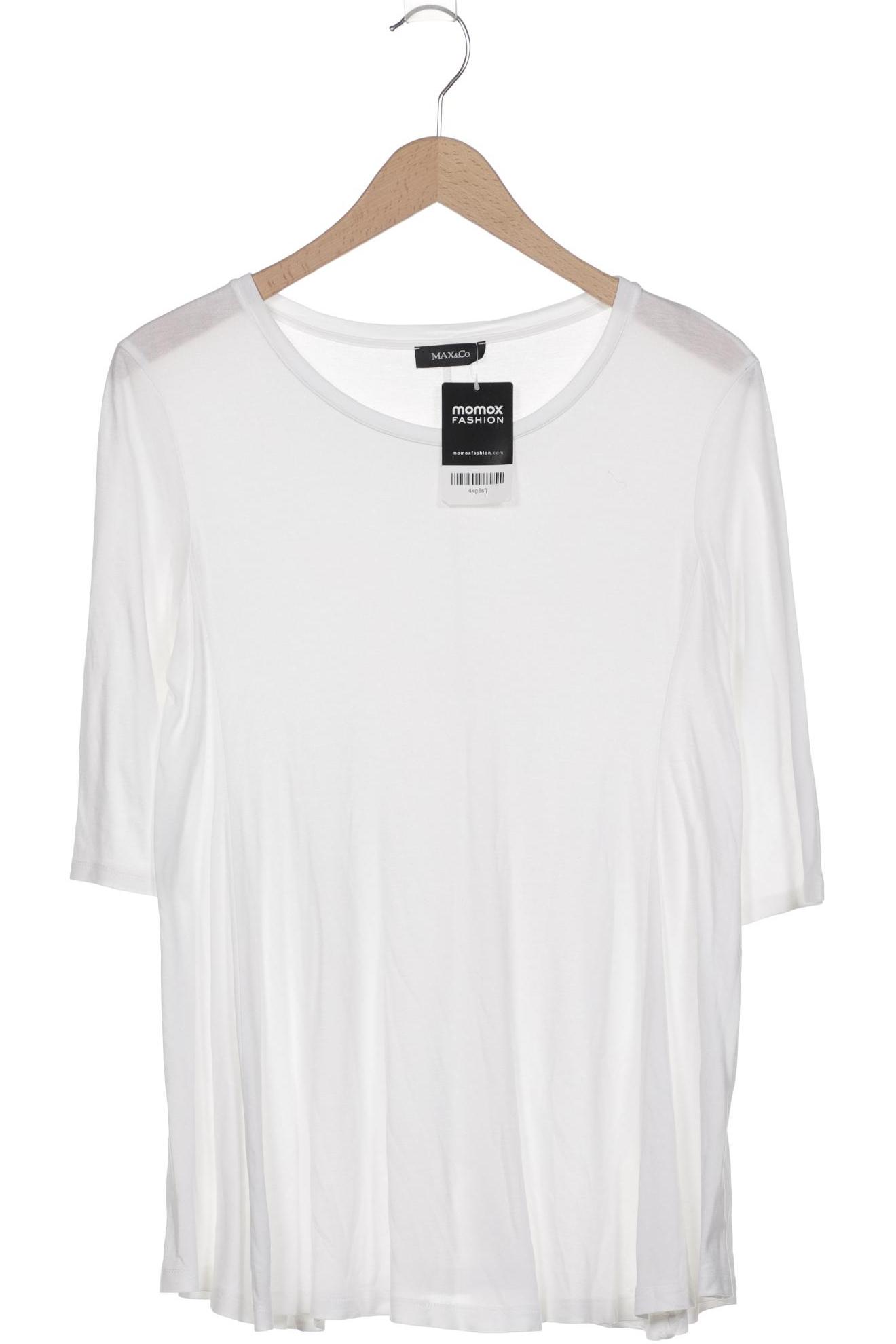 

MAX&Co. Damen Langarmshirt, weiß, Gr. 42