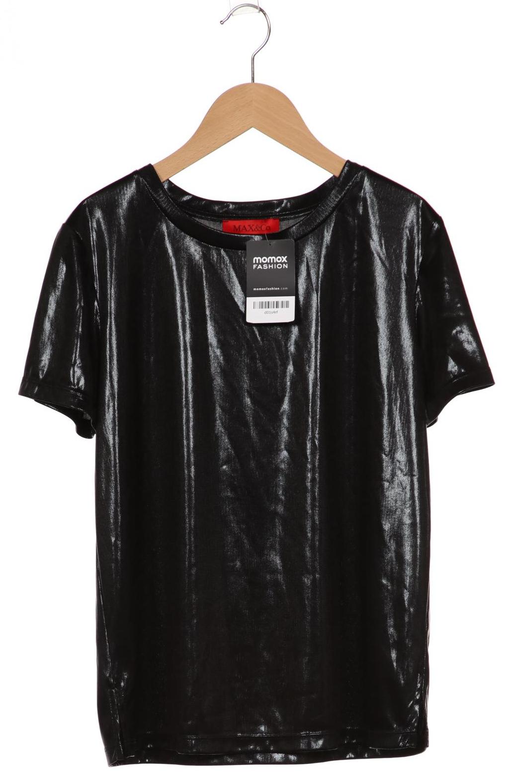 

MAX&Co. Damen T-Shirt, schwarz, Gr. 38