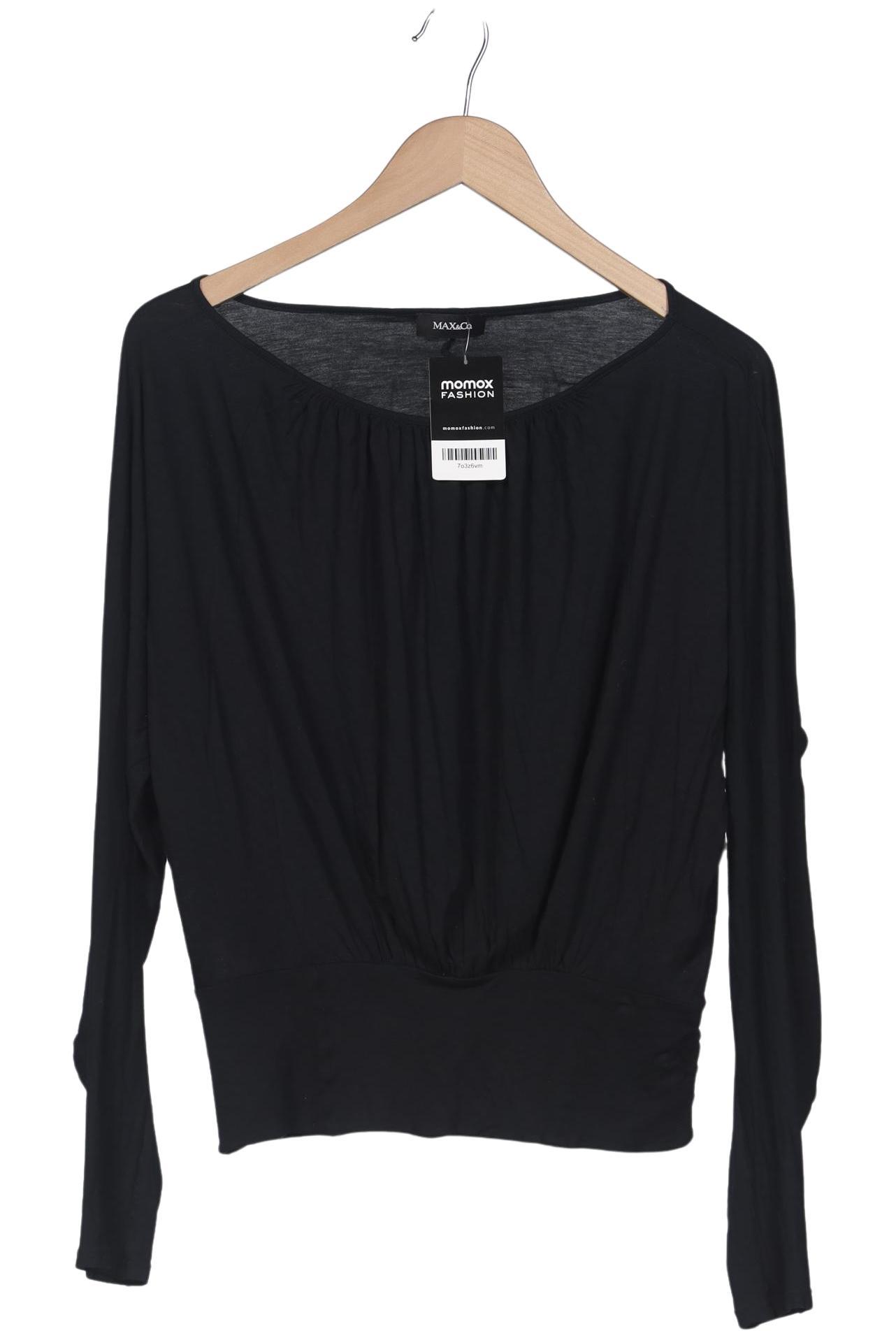 

MAX&Co. Damen Langarmshirt, schwarz, Gr. 42