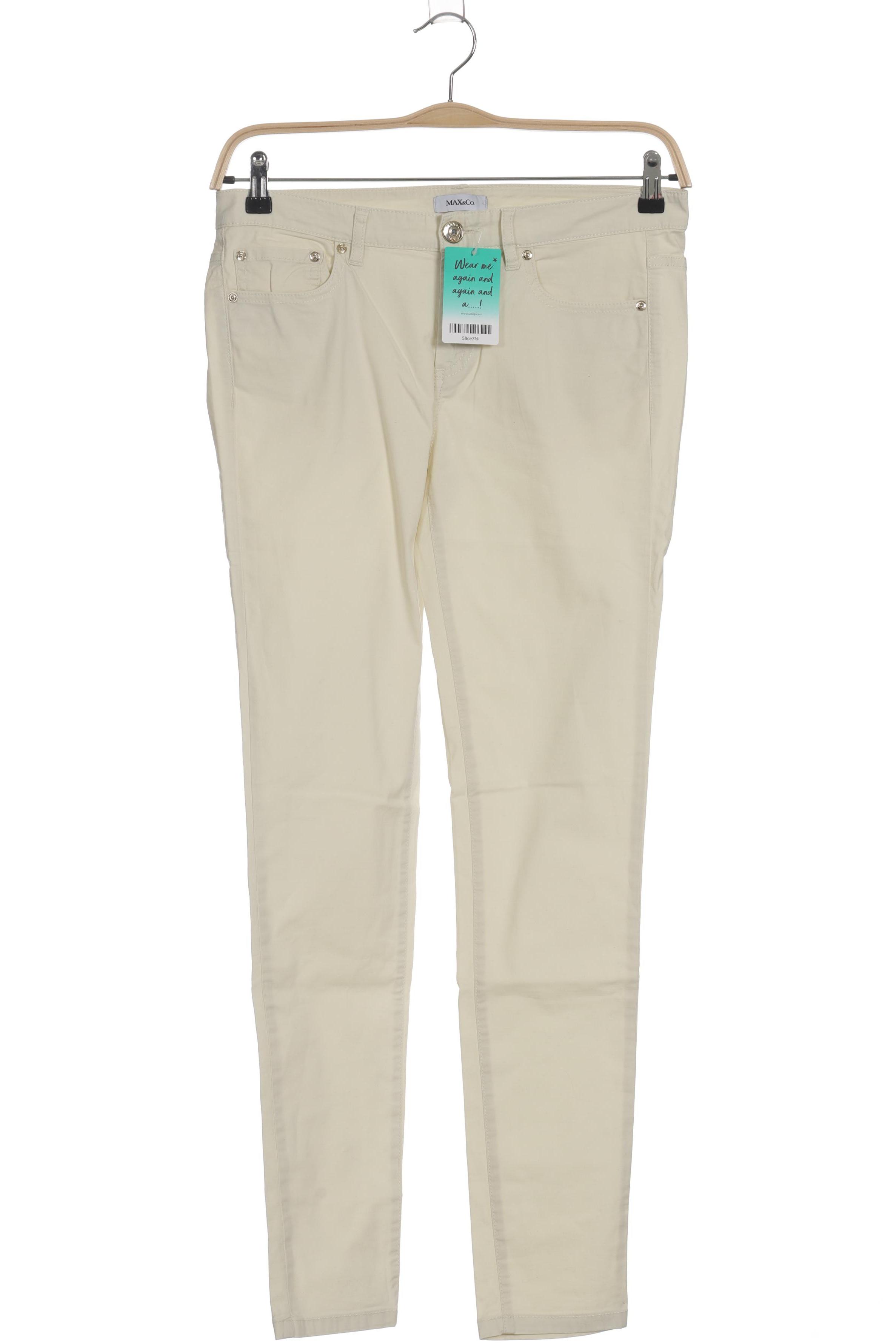 

MAX&Co. Damen Stoffhose, beige, Gr. 0