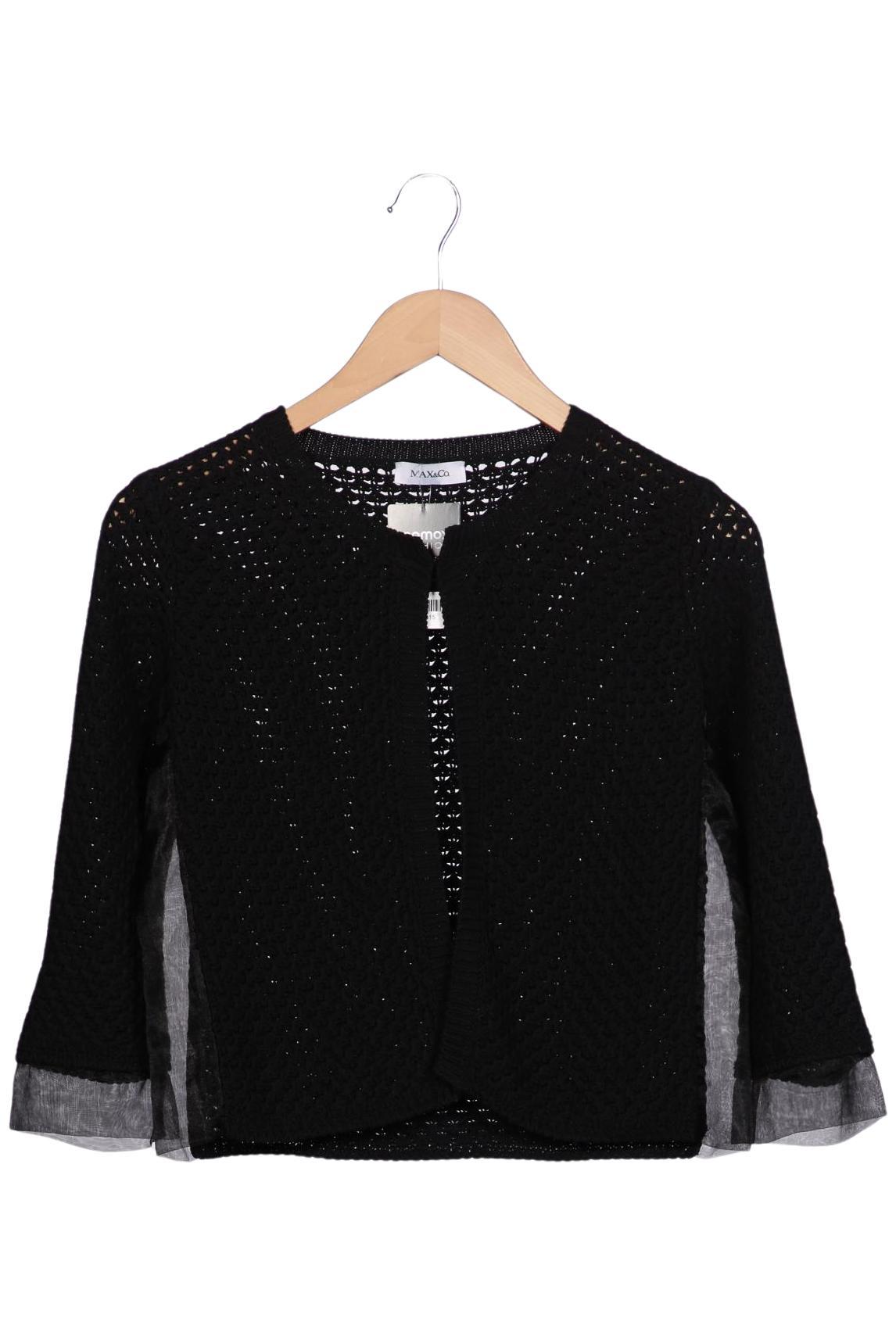 

MAX&Co. Damen Strickjacke, schwarz, Gr. 38