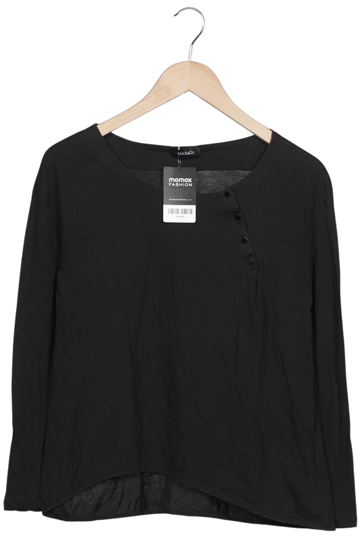 

MAX&Co. Damen Langarmshirt, schwarz, Gr. 36