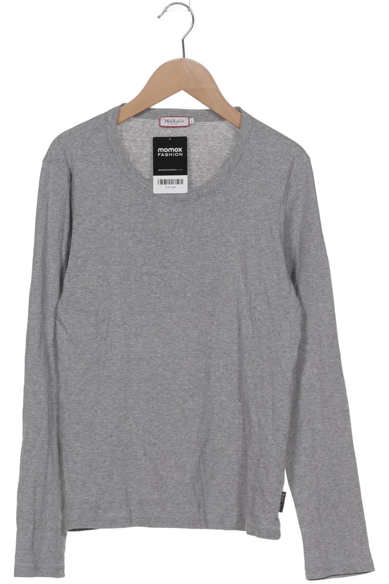 

MAX&Co. Damen Langarmshirt, grau, Gr. 42