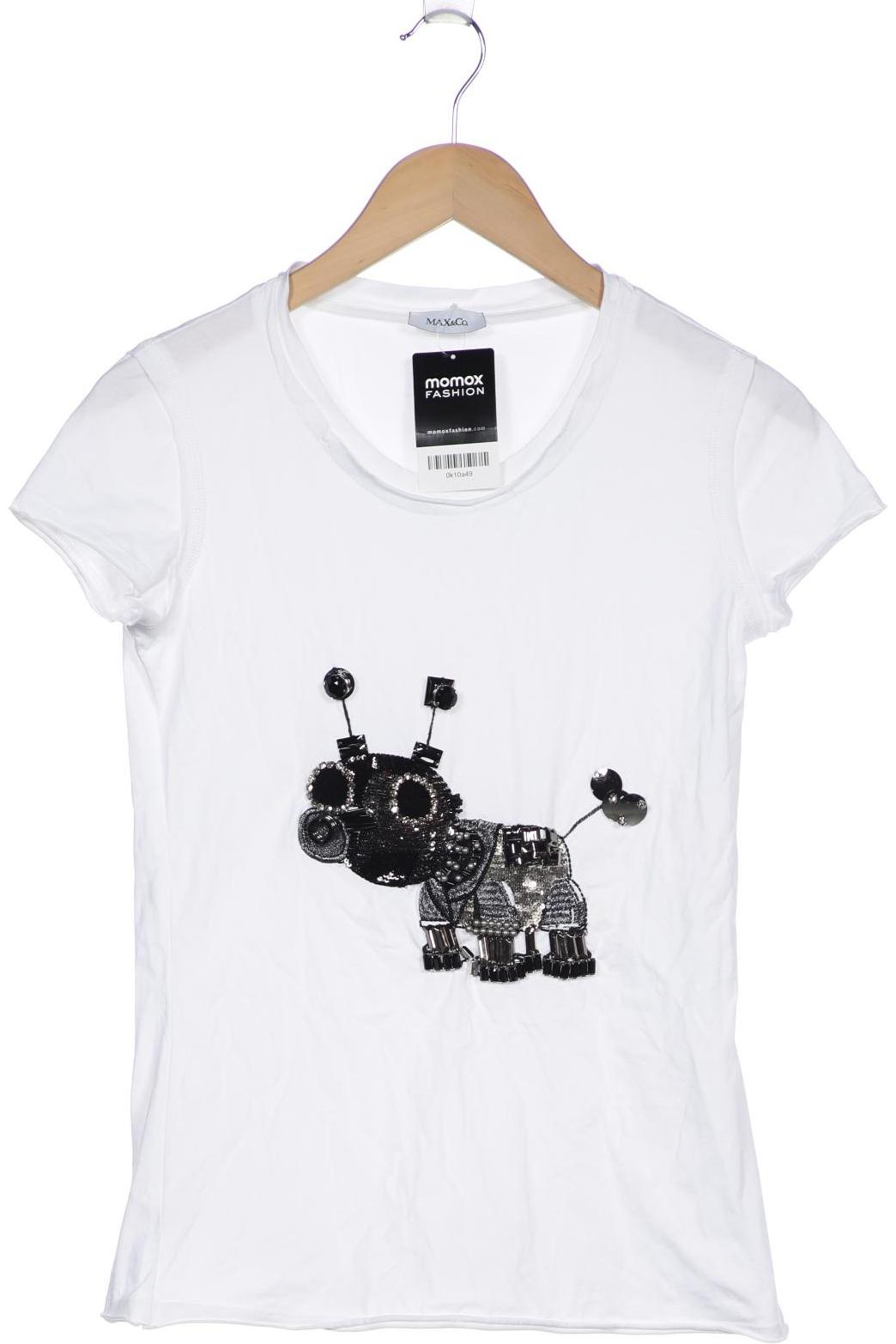 

MAX&Co. Damen T-Shirt, weiß, Gr. 36