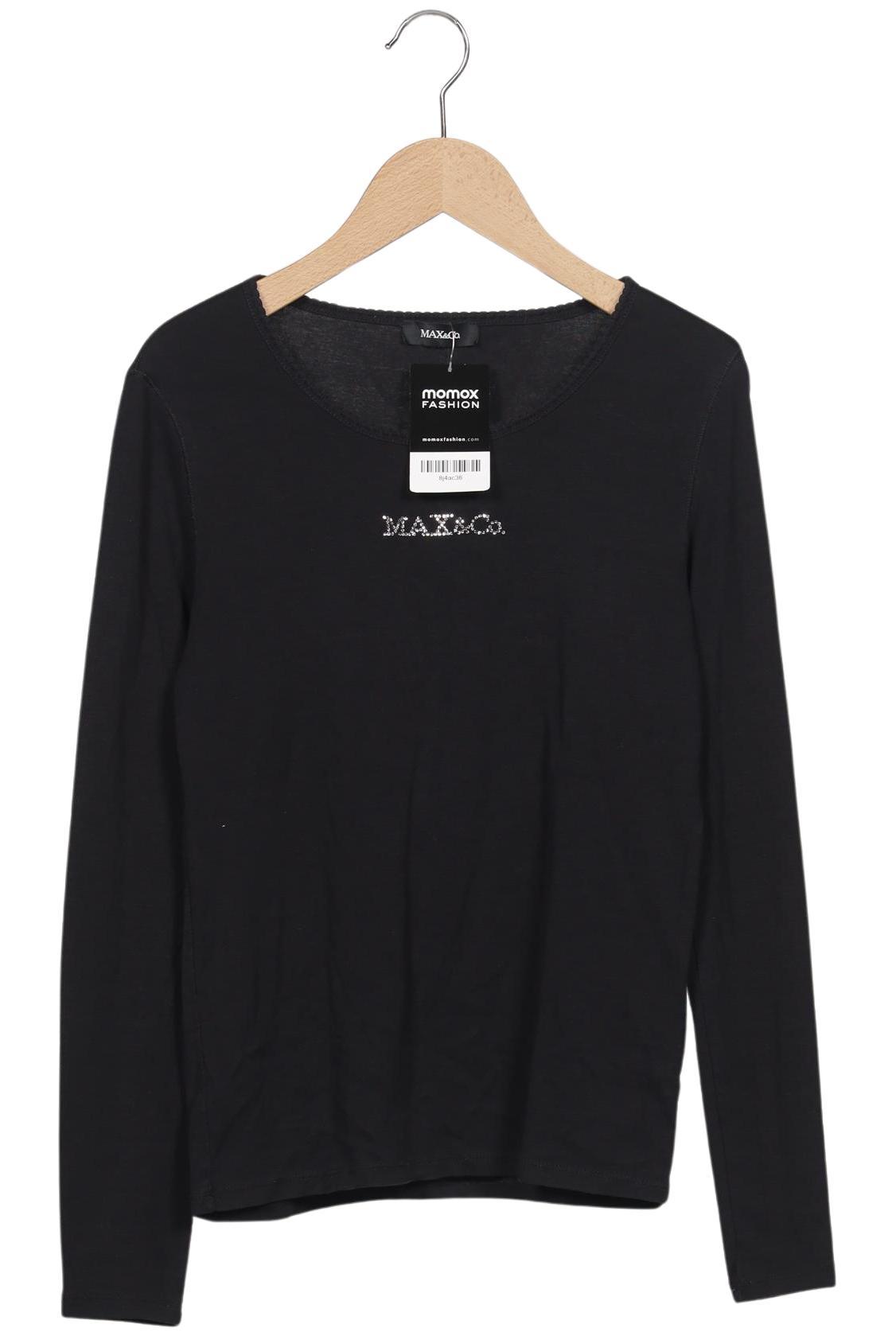 

MAX&Co. Damen Langarmshirt, schwarz, Gr. 42