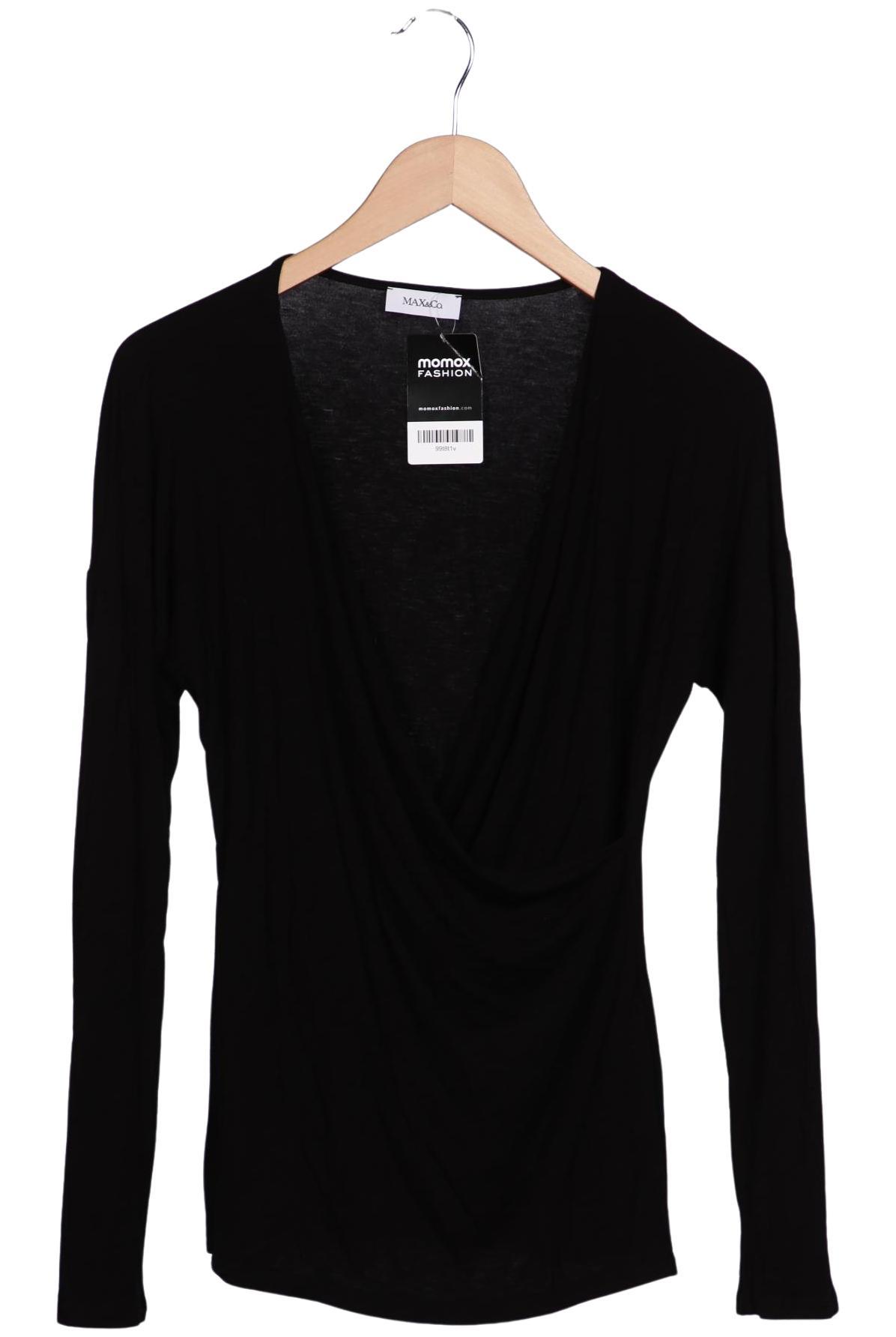 

MAX&Co. Damen Langarmshirt, schwarz, Gr. 42