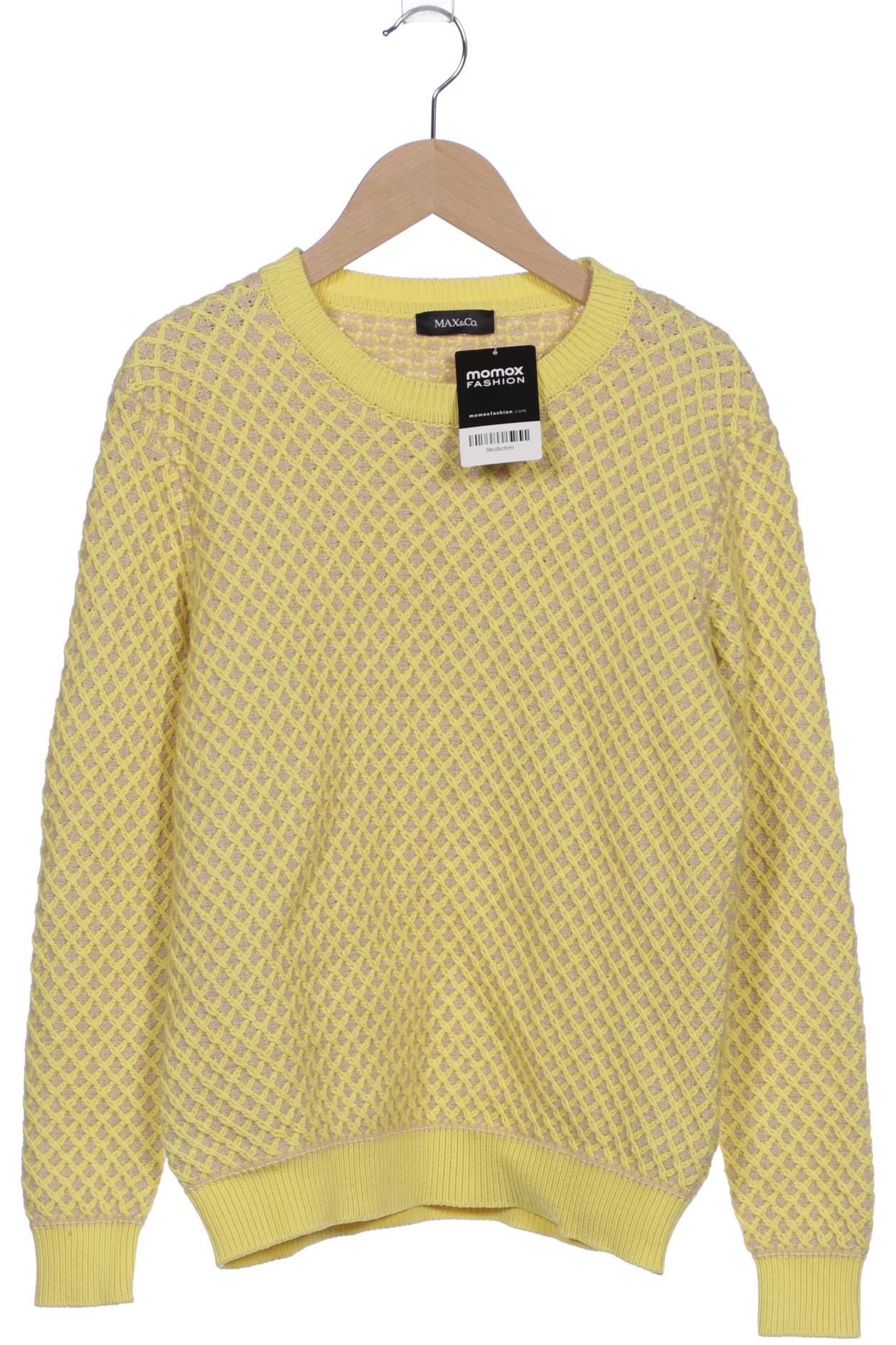 

MAX&Co. Damen Pullover, gelb, Gr. 38