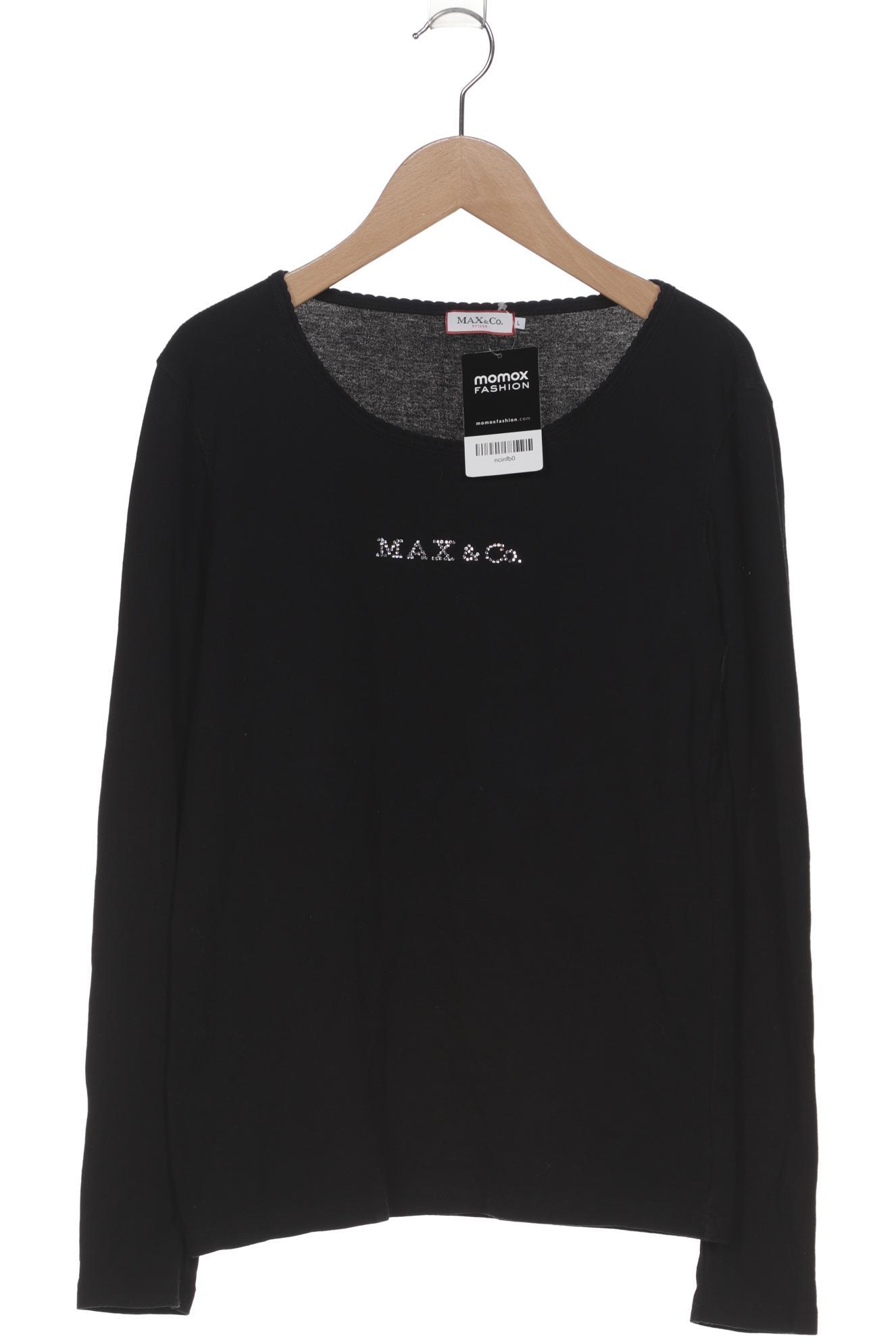 

MAX&Co. Damen Langarmshirt, schwarz, Gr. 42