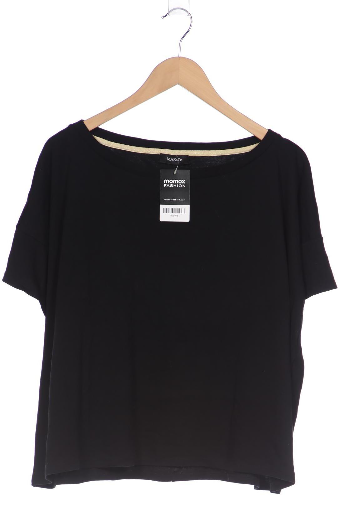 

MAX&Co. Damen T-Shirt, schwarz, Gr. 46