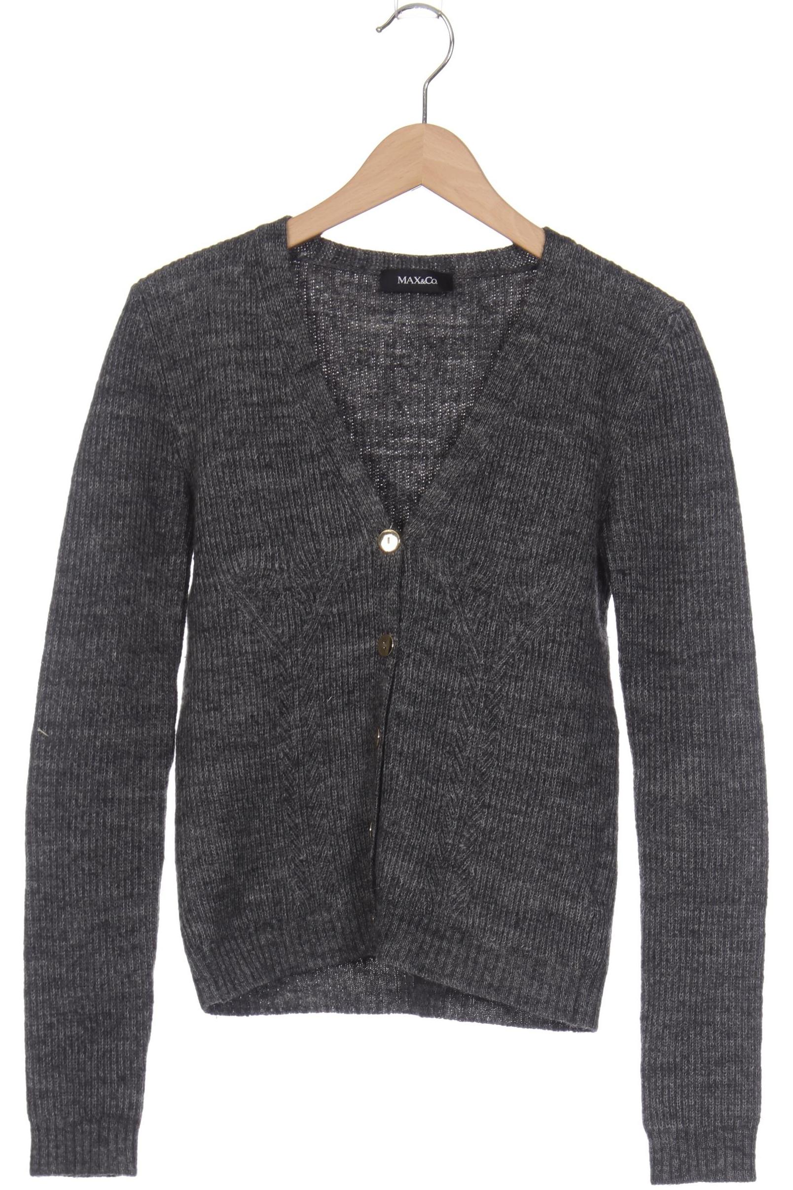 

MAX&Co. Damen Strickjacke, grau, Gr. 36