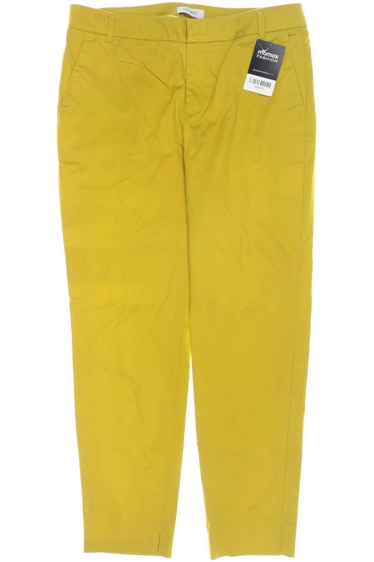

MAX&Co. Damen Stoffhose, gelb, Gr. 40
