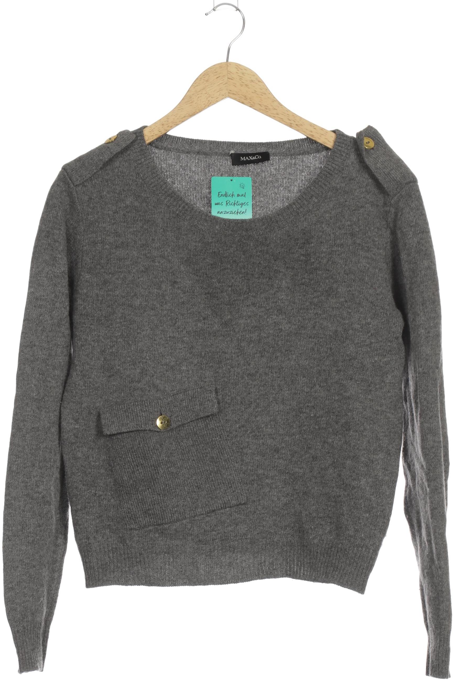 

MAX&Co. Damen Pullover, grau, Gr. 38