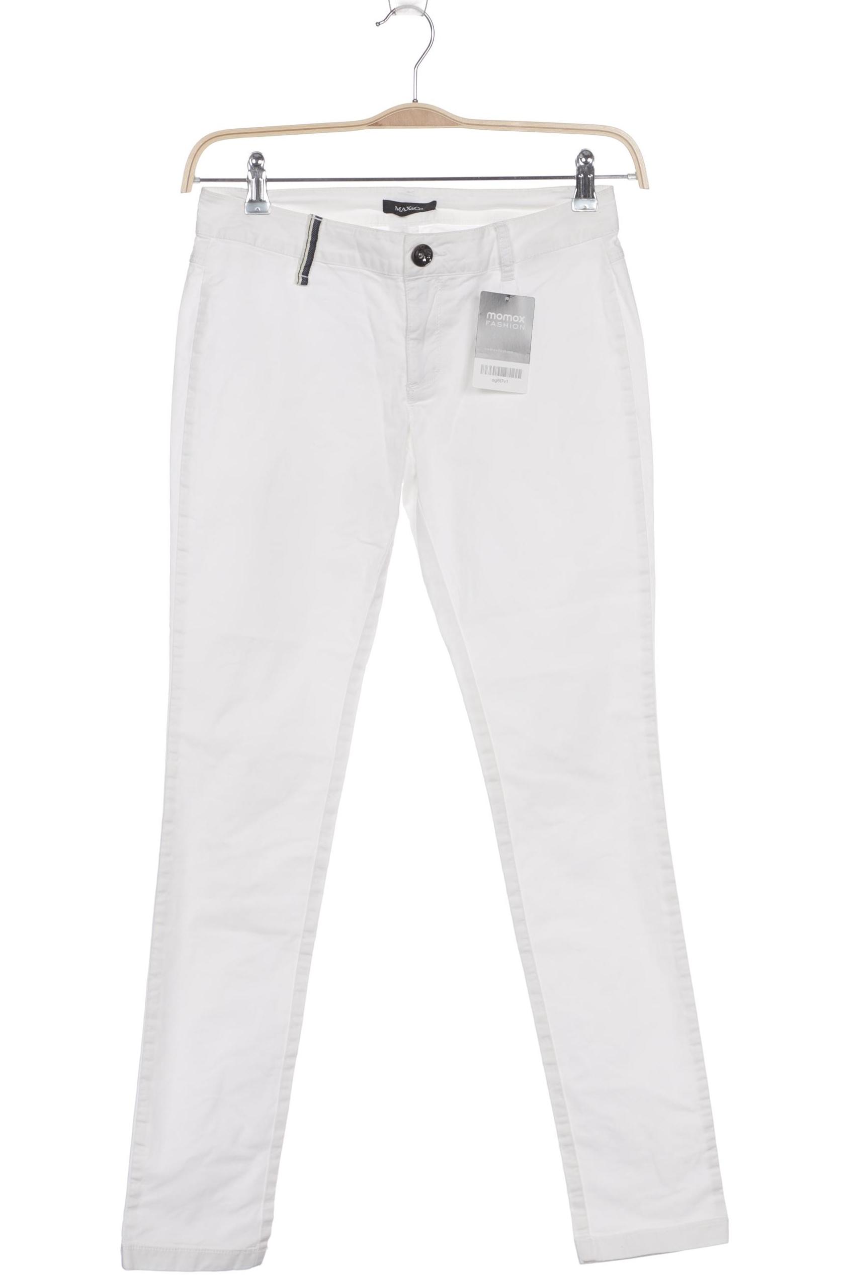 

MAX&Co. Damen Stoffhose, weiß, Gr. 28