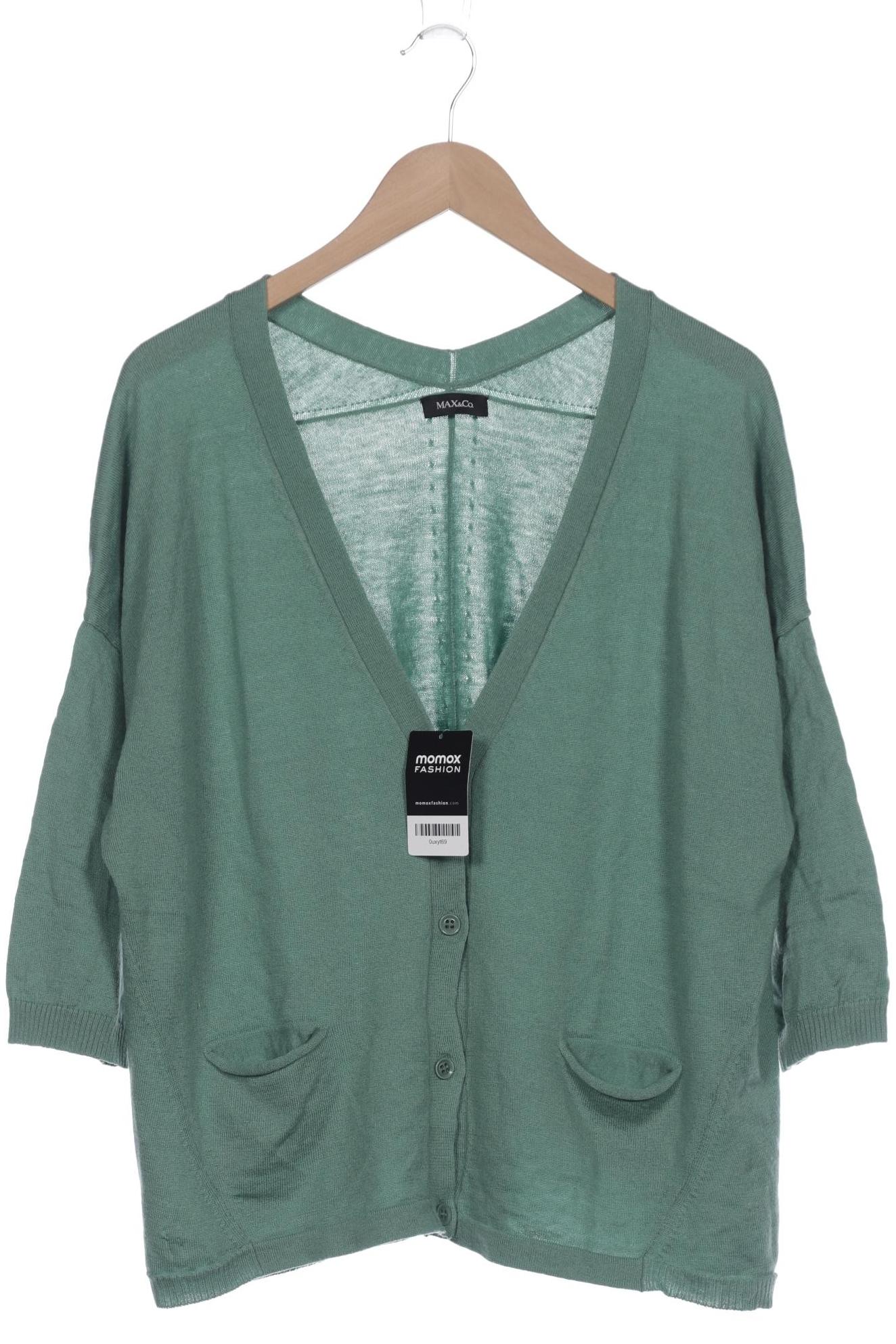 

MAX&Co. Damen Strickjacke, grün, Gr. 42