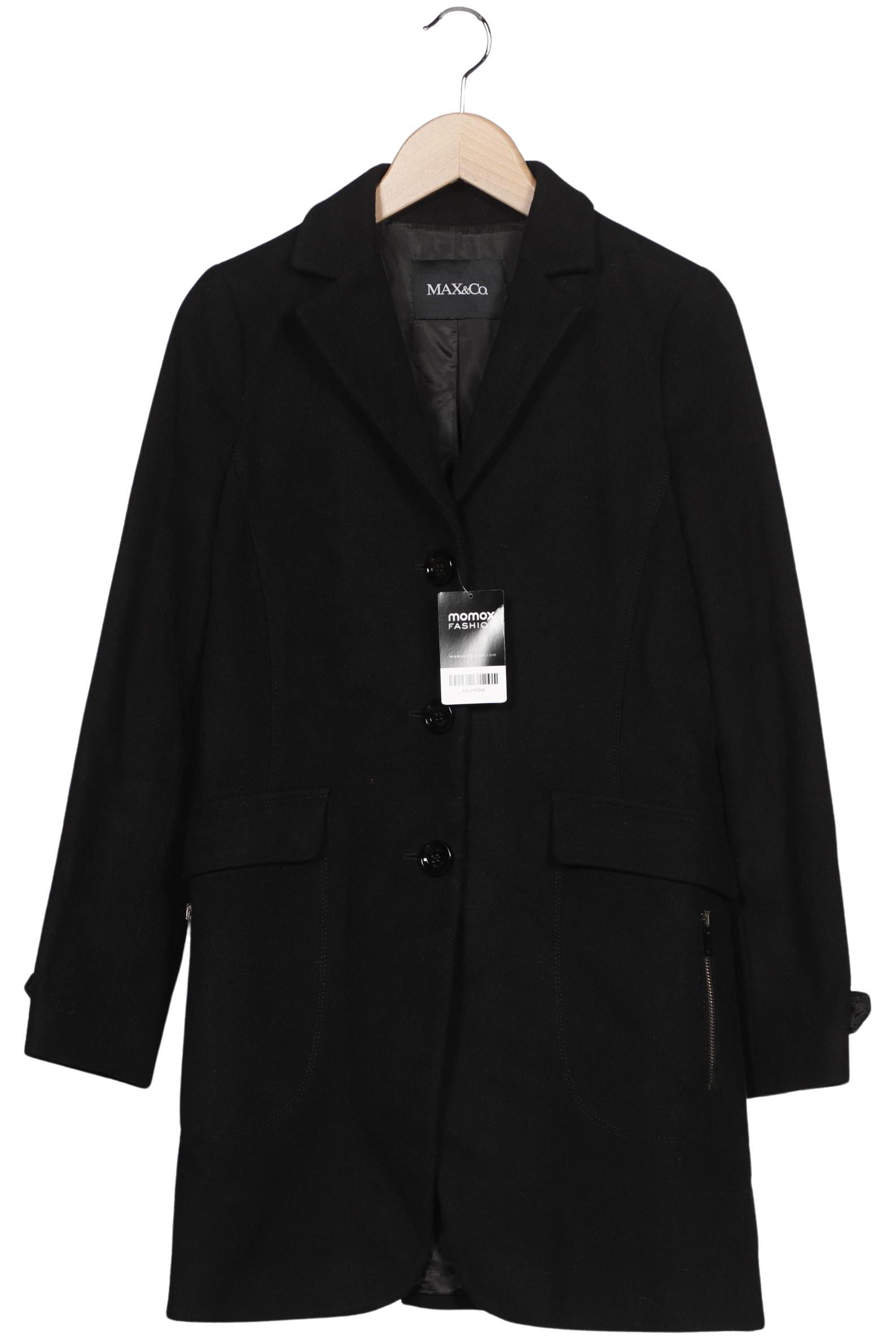 

MAX&Co. Damen Mantel, schwarz, Gr. 36