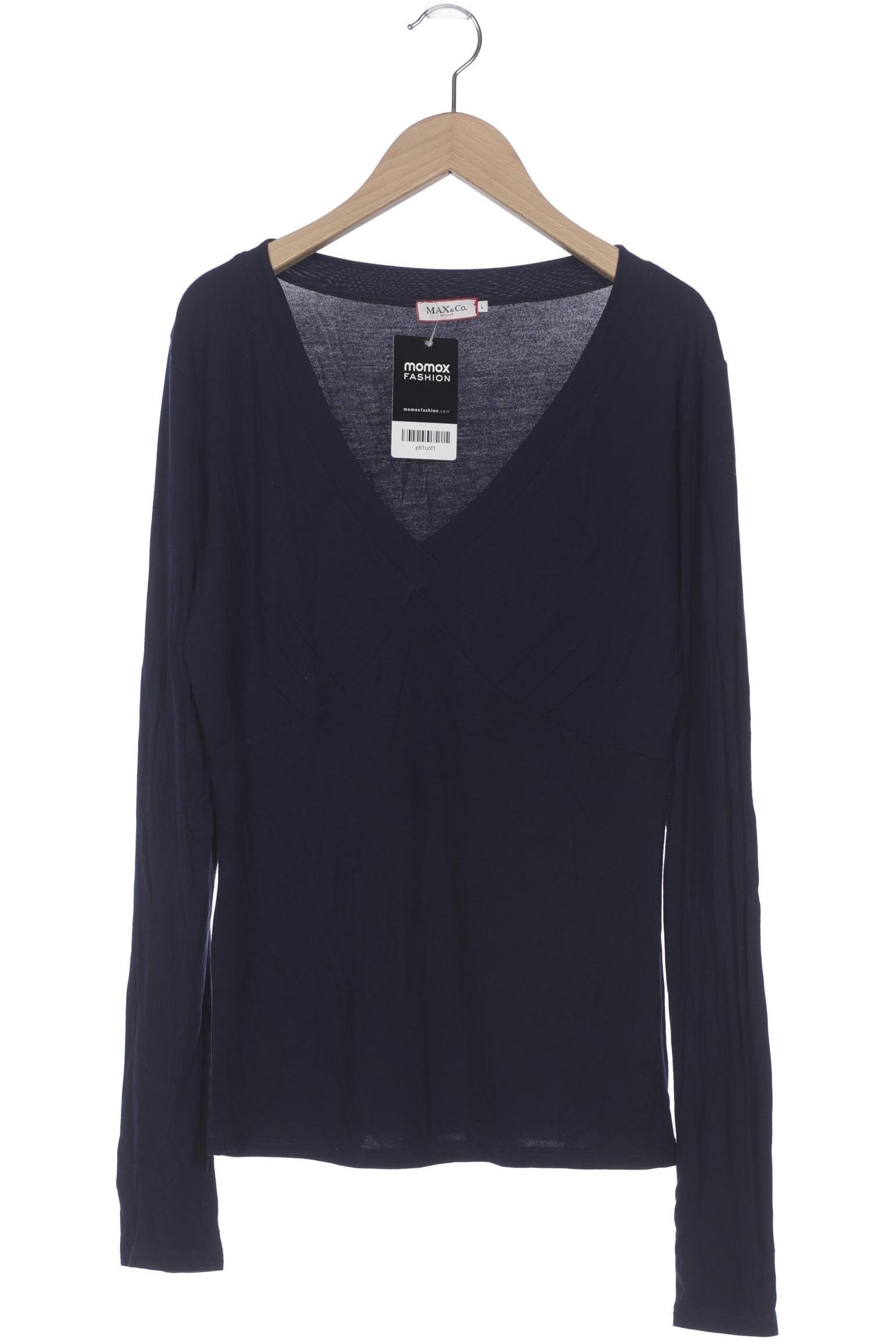 

MAX&Co. Damen Langarmshirt, marineblau, Gr. 42