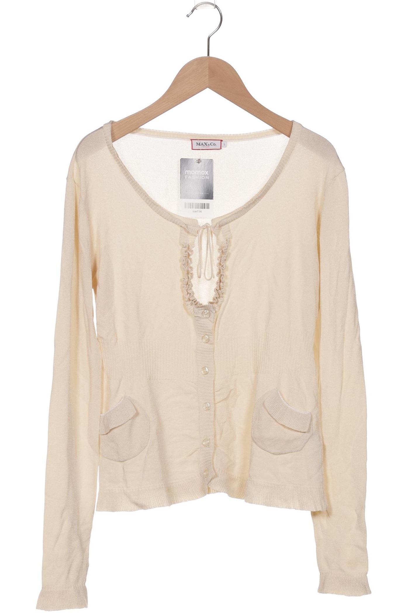 

MAX&Co. Damen Strickjacke, beige, Gr. 42