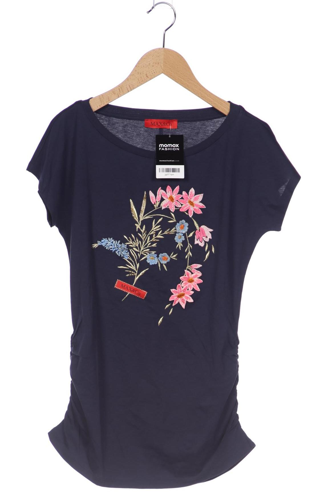 

MAX&Co. Damen T-Shirt, marineblau, Gr. 36