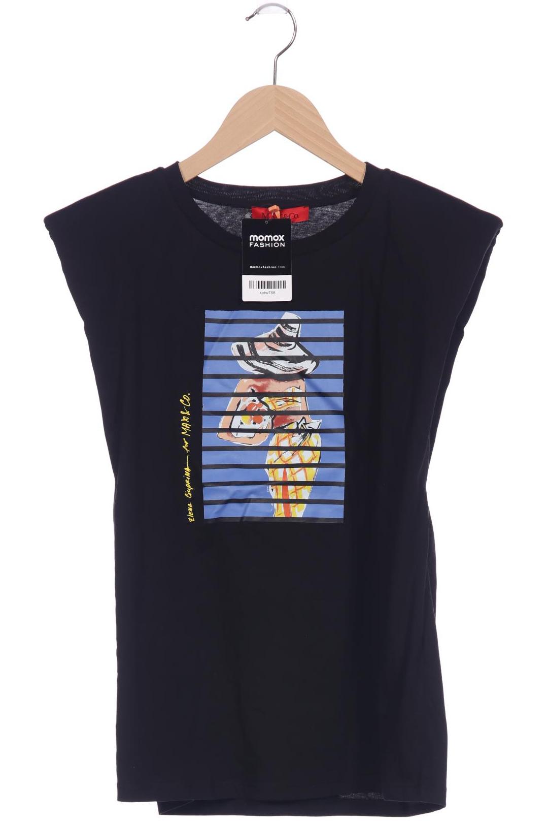 

MAX&Co. Damen T-Shirt, schwarz, Gr. 42