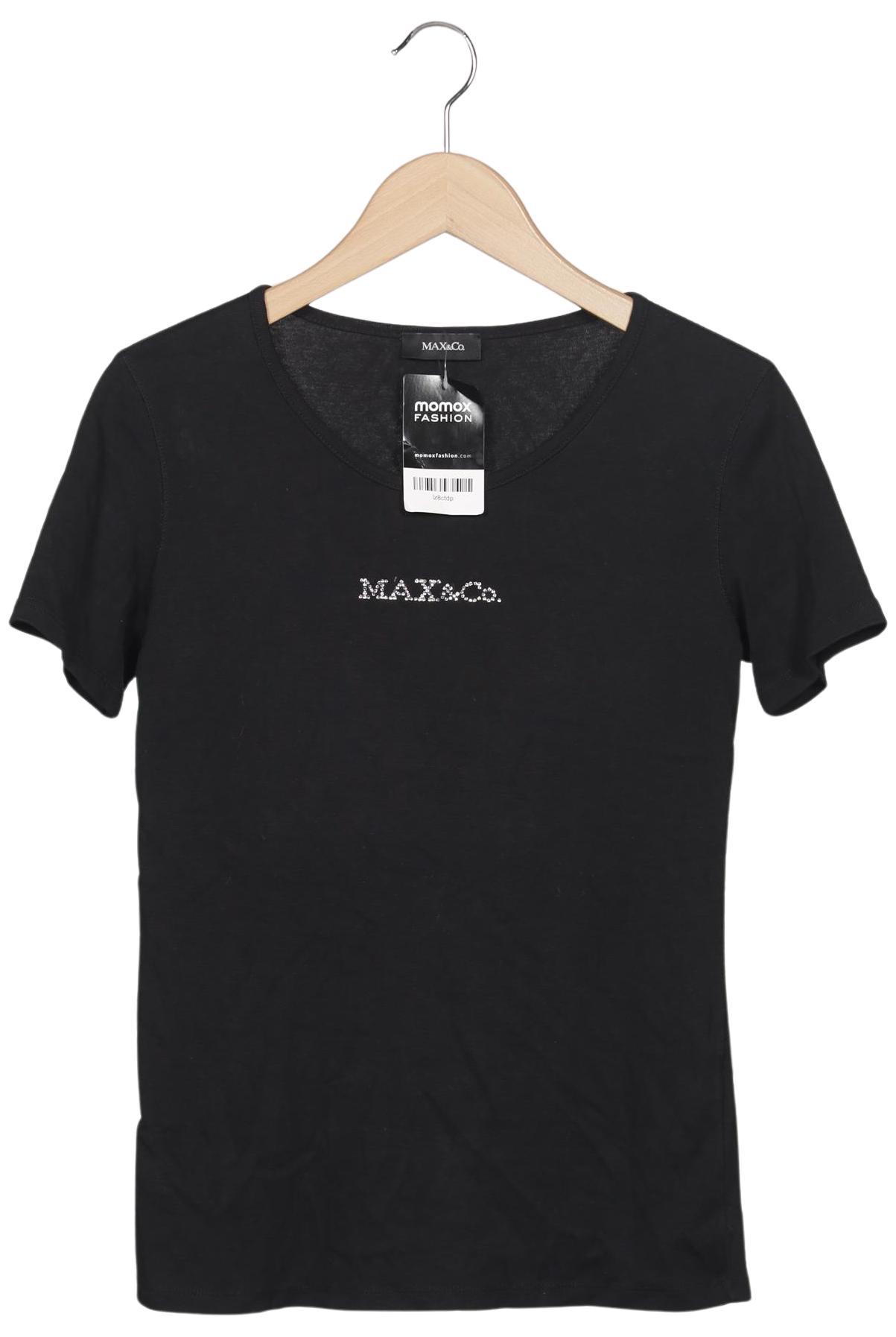 

MAX&Co. Damen T-Shirt, schwarz, Gr. 38