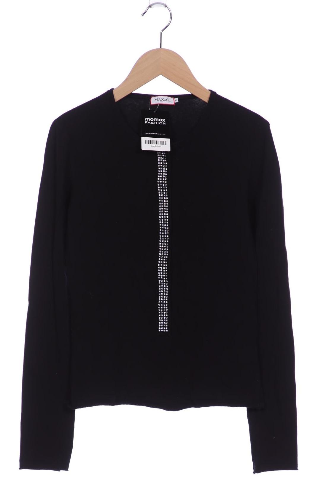 

MAX&Co. Damen Langarmshirt, schwarz, Gr. 38