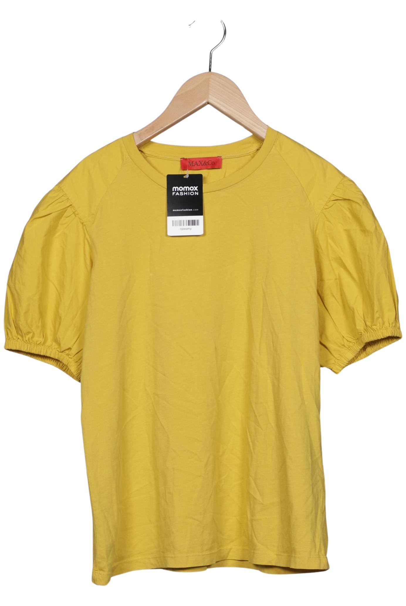 

MAX&Co. Damen T-Shirt, gelb, Gr. 36