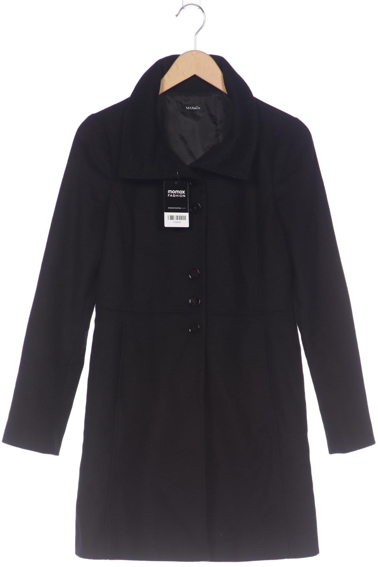 

MAX&Co. Damen Mantel, schwarz, Gr. 38
