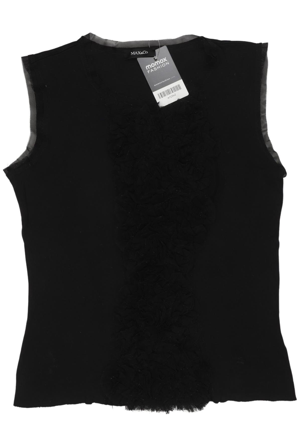 

MAX&Co. Damen T-Shirt, schwarz, Gr. 38