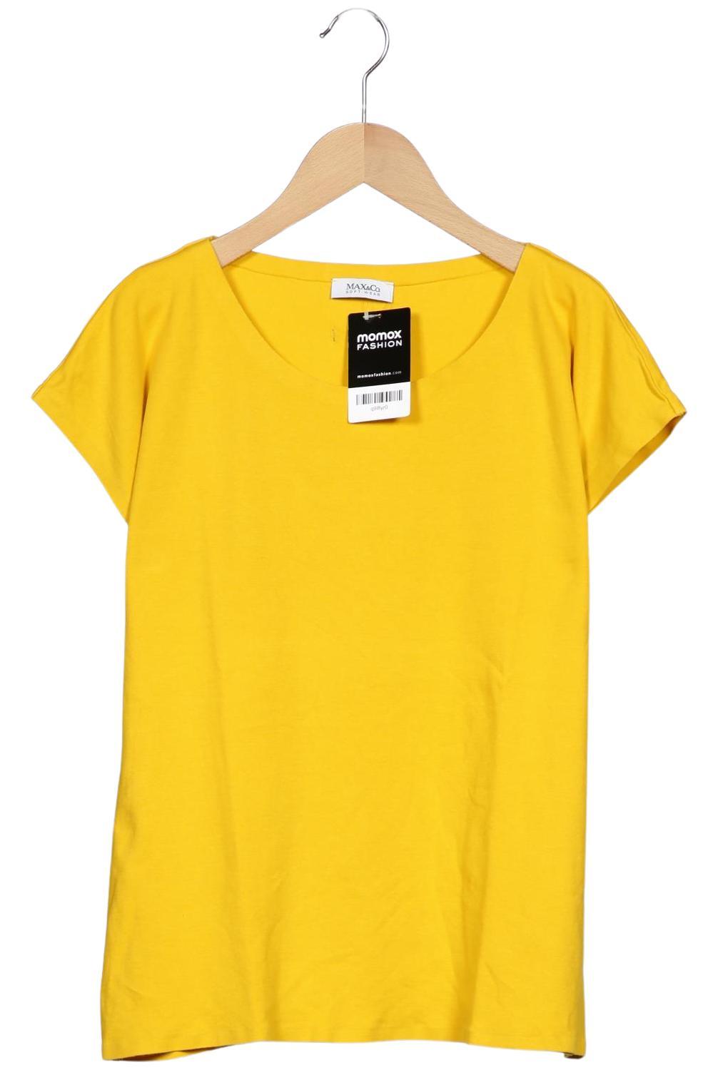 

MAX&Co. Damen T-Shirt, gelb, Gr. 38