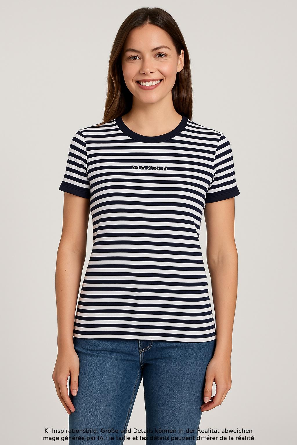 

MAX&Co. Damen T-Shirt, mehrfarbig, Gr. 38