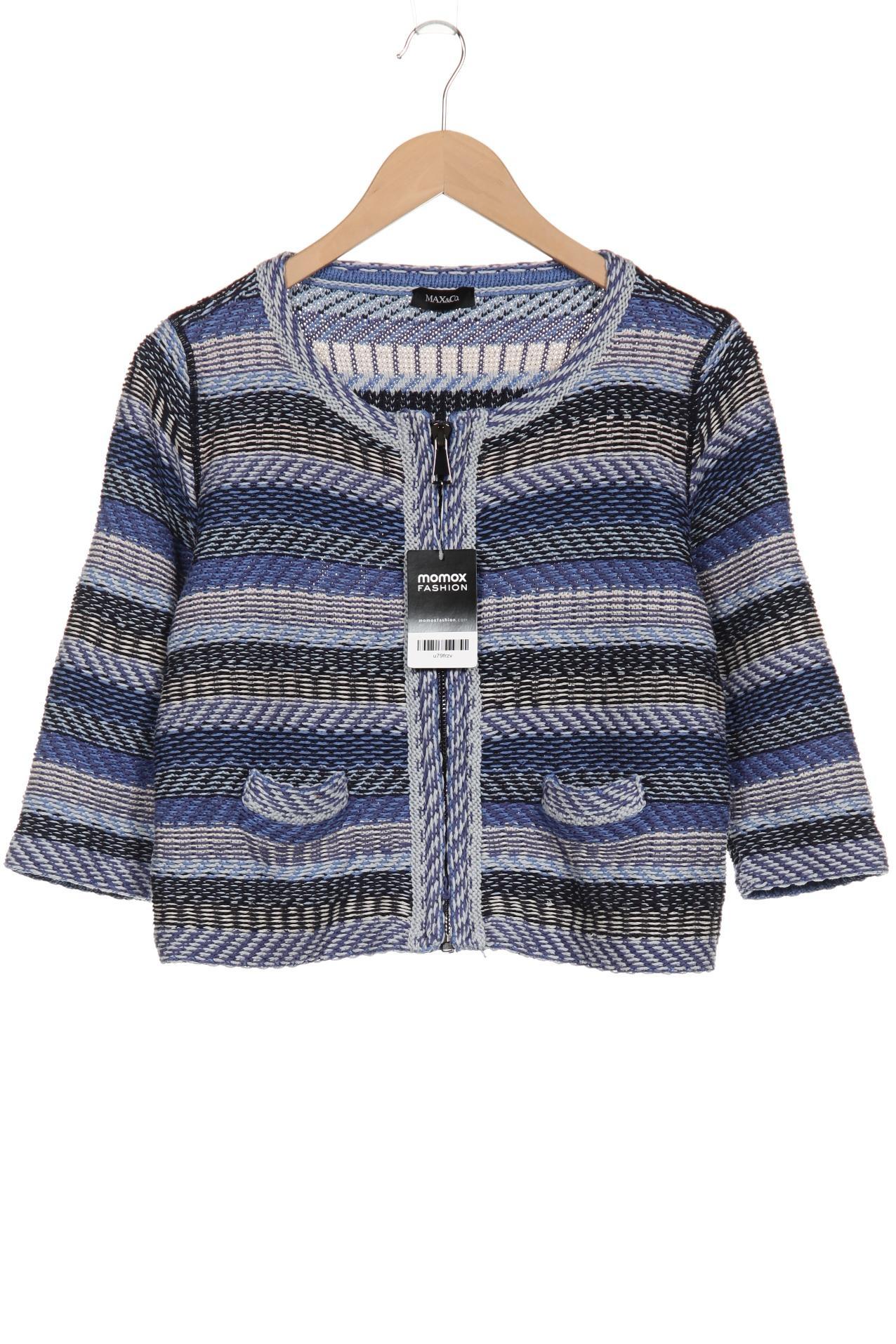 

MAX&Co. Damen Strickjacke, blau, Gr. 42
