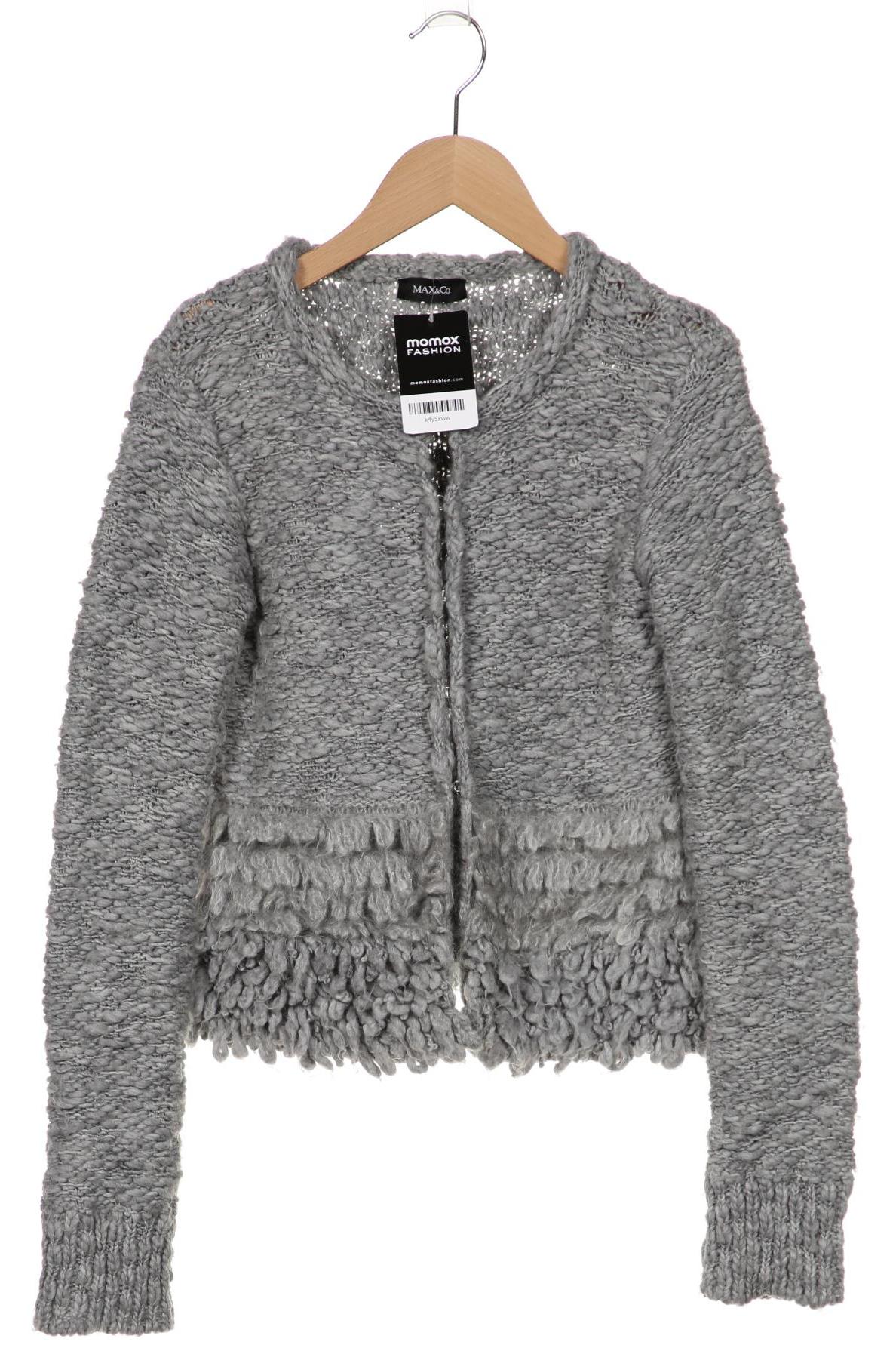 

MAX&Co. Damen Strickjacke, grau, Gr. 36