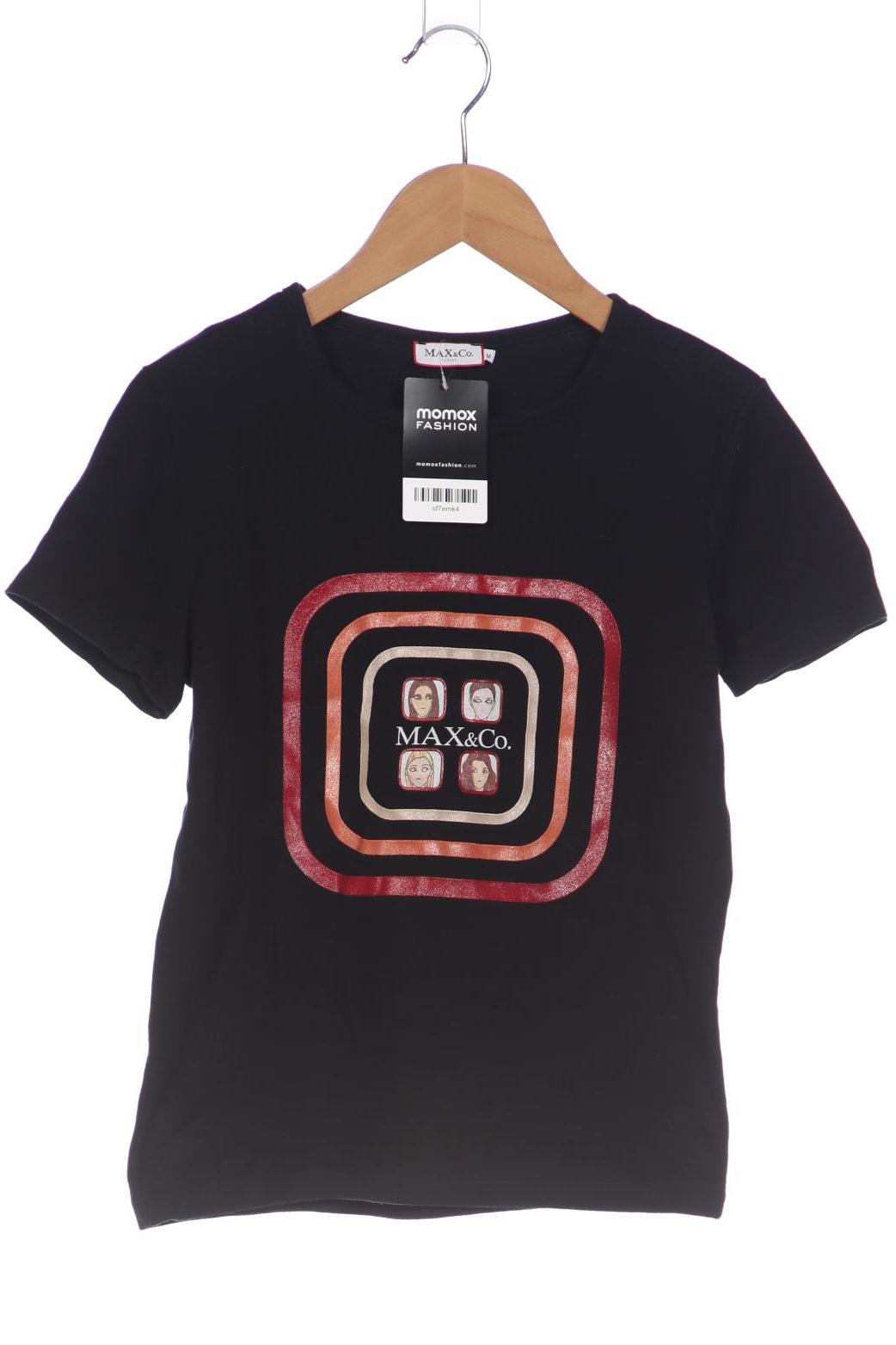 

MAX&Co. Damen T-Shirt, schwarz, Gr. 38