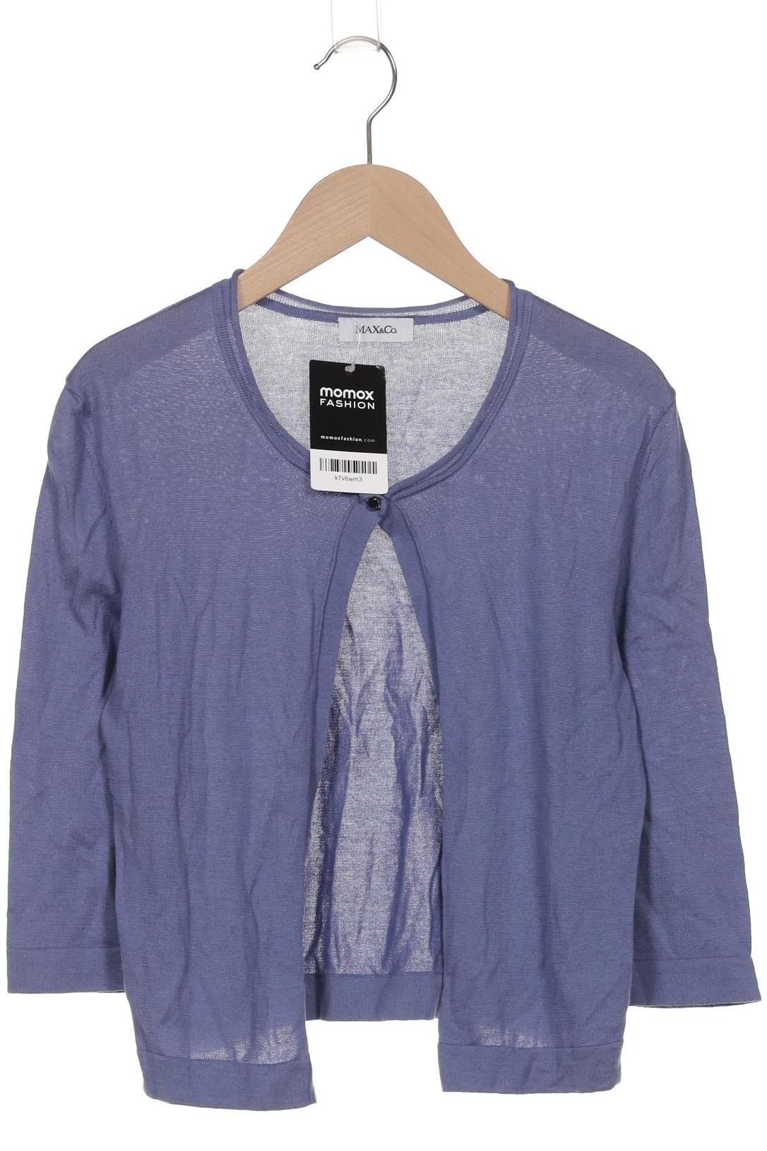 

MAX&Co. Damen Strickjacke, blau, Gr. 34