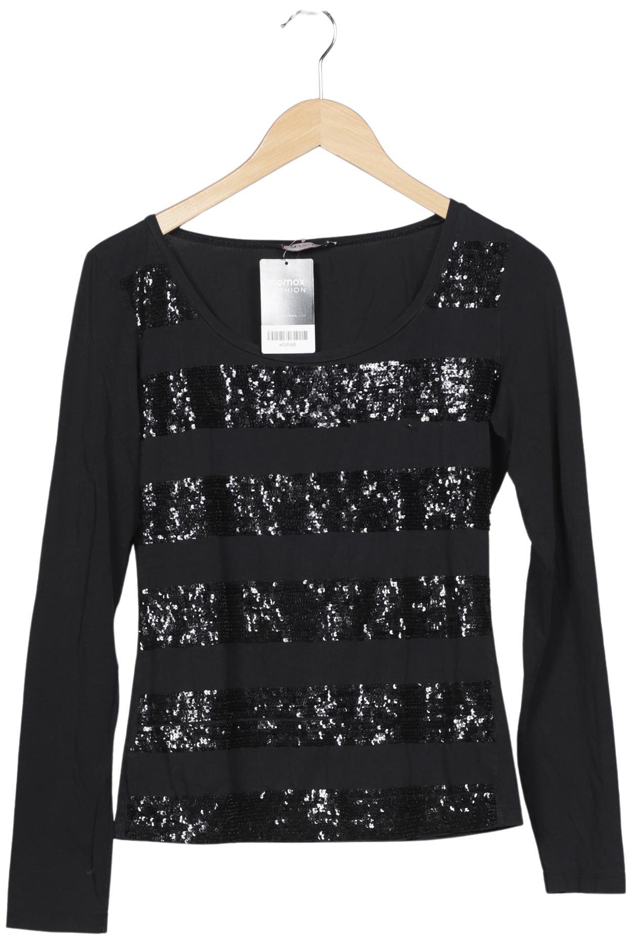 

MAX&Co. Damen Langarmshirt, schwarz, Gr. 42