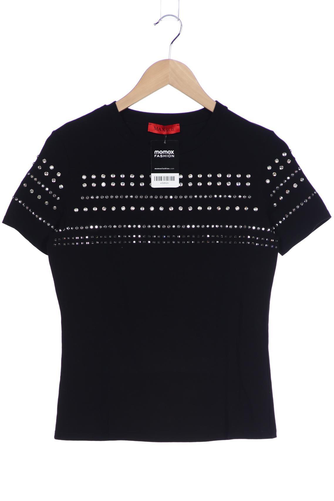 

MAX&Co. Damen T-Shirt, schwarz, Gr. 42