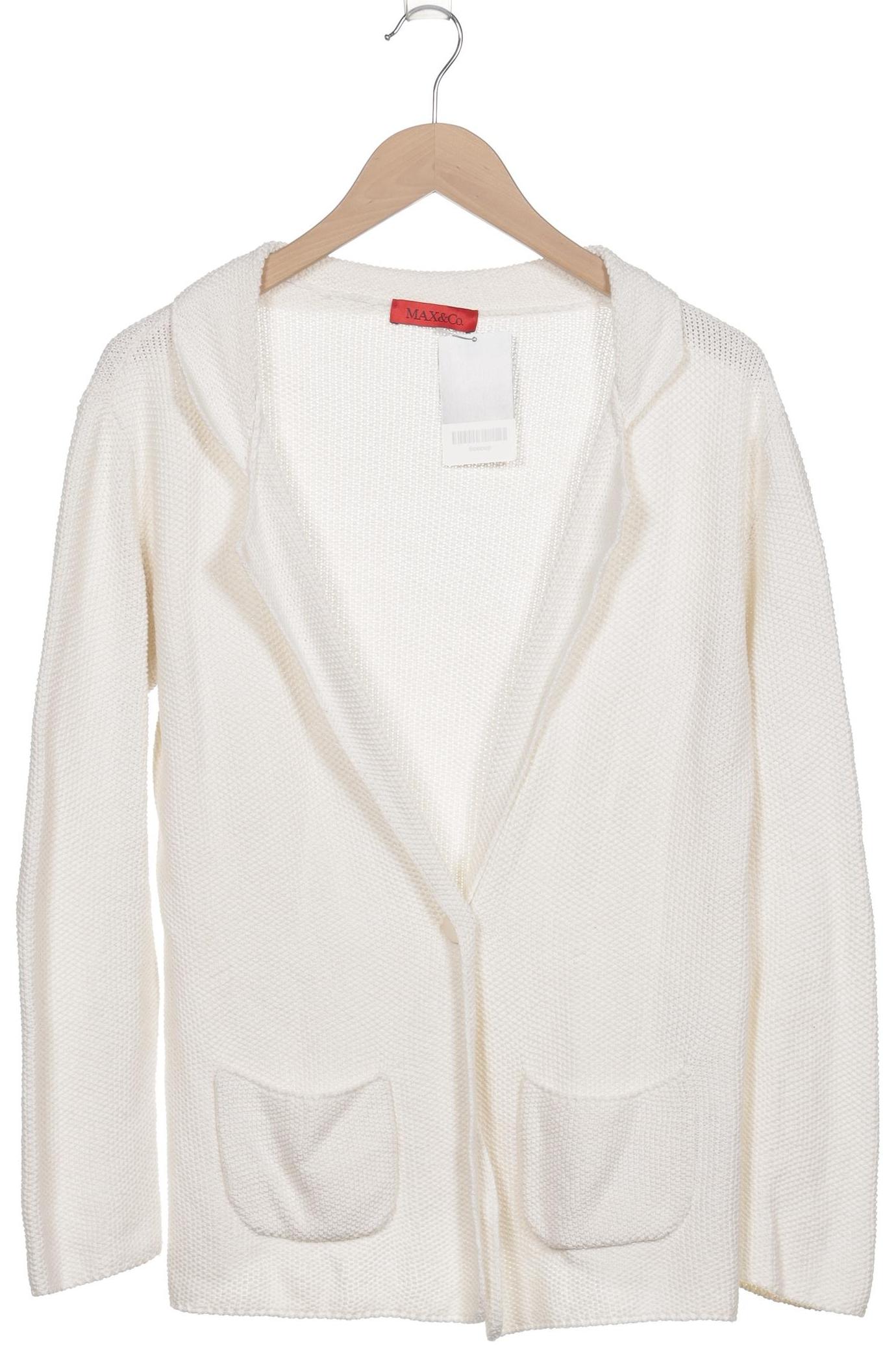 

MAX&Co. Damen Strickjacke, weiß, Gr. 42