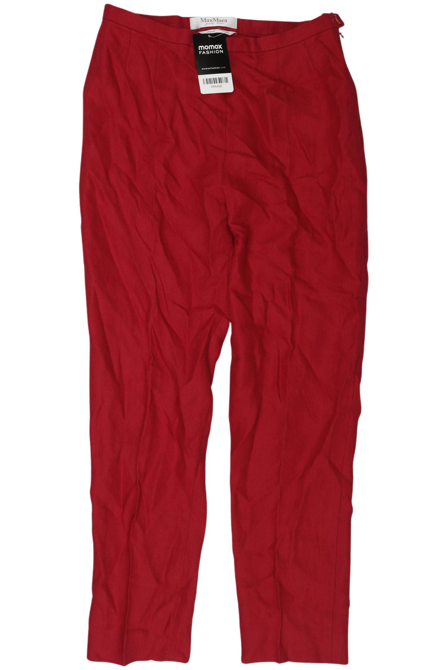 

Max Mara Damen Stoffhose, rot, Gr. 28